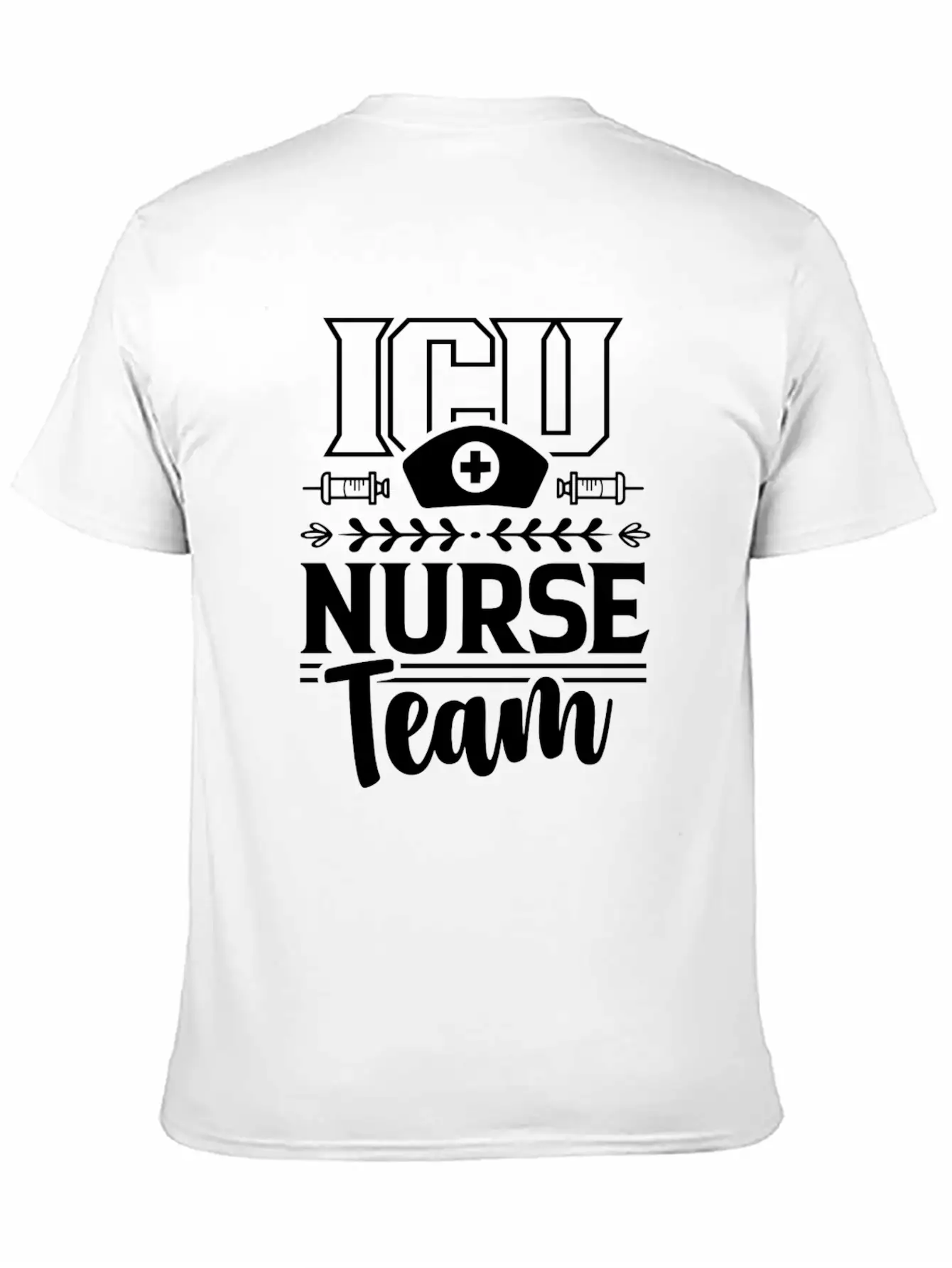 Icu Nurse Team ICE Nursing Hospital Unisex Casual T-Shirt – Clean Design For Daily Comfort
