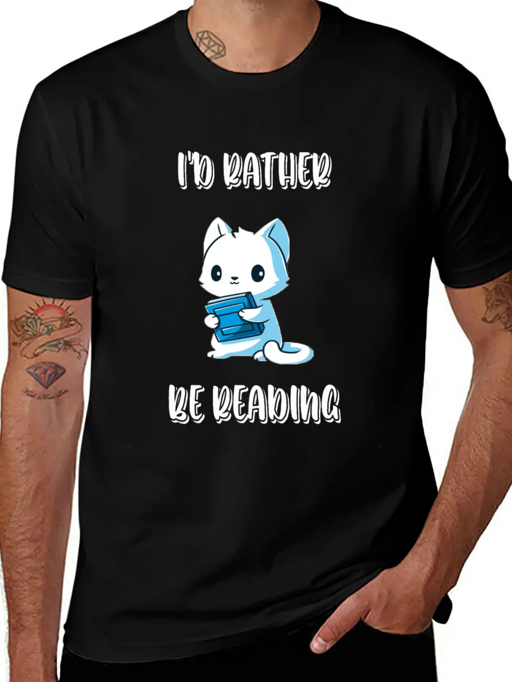 I'd Rather Be Reading Breathable Soft Cotton T-Shirt – Timeless Casual Look