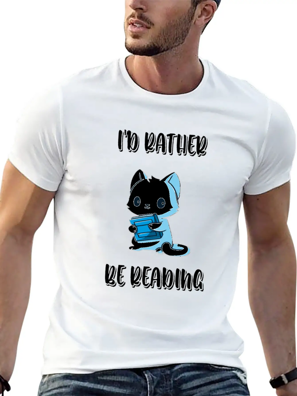 I'd Rather Be Reading Breathable Soft Cotton T-Shirt – Timeless Casual Look