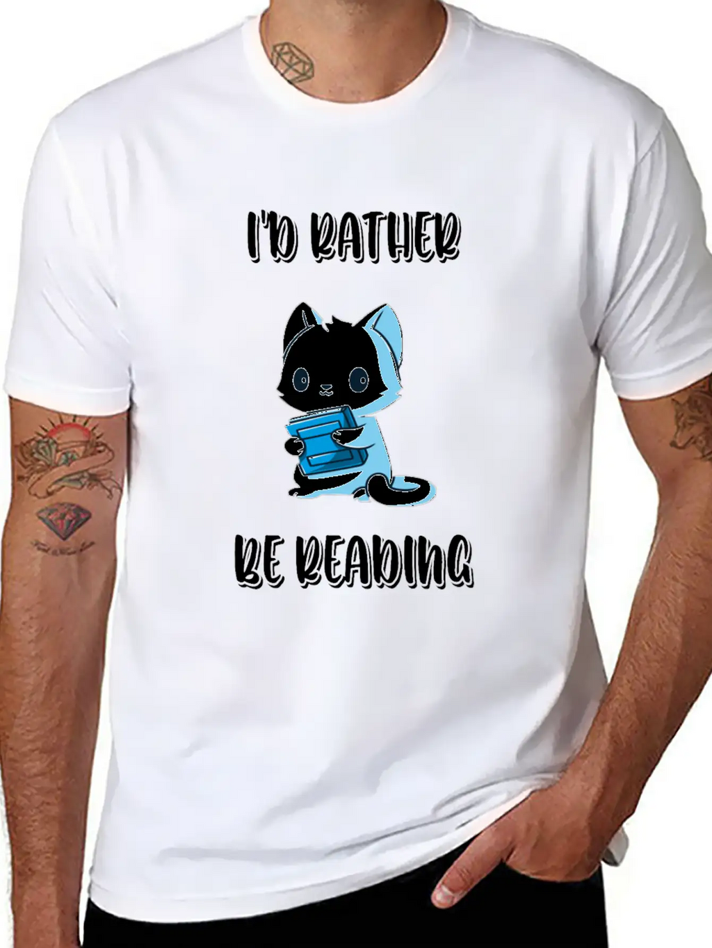 I'd Rather Be Reading Breathable Soft Cotton T-Shirt – Timeless Casual Look
