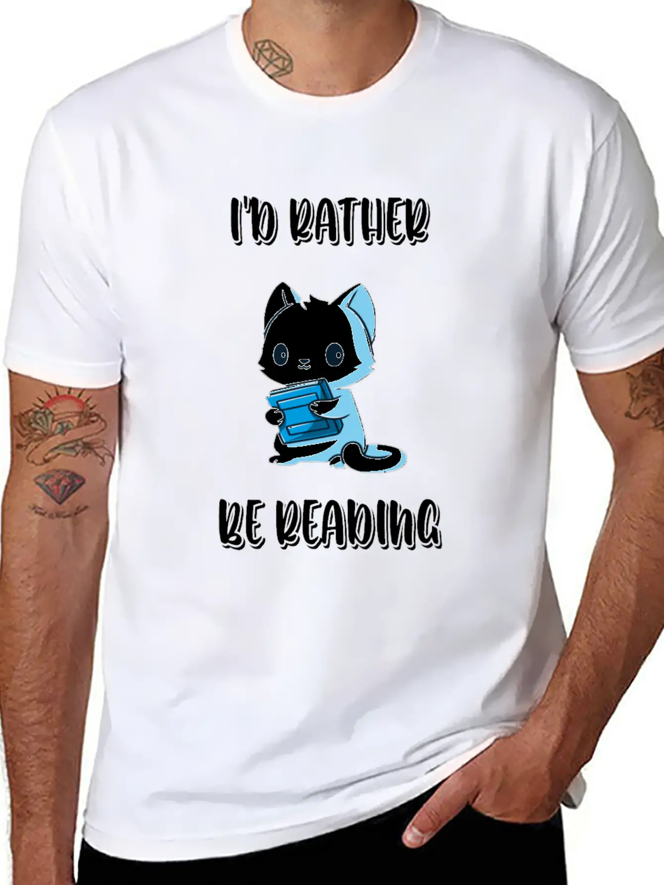 I'd Rather Be Reading Breathable Soft Cotton T-Shirt – Timeless Casual Look