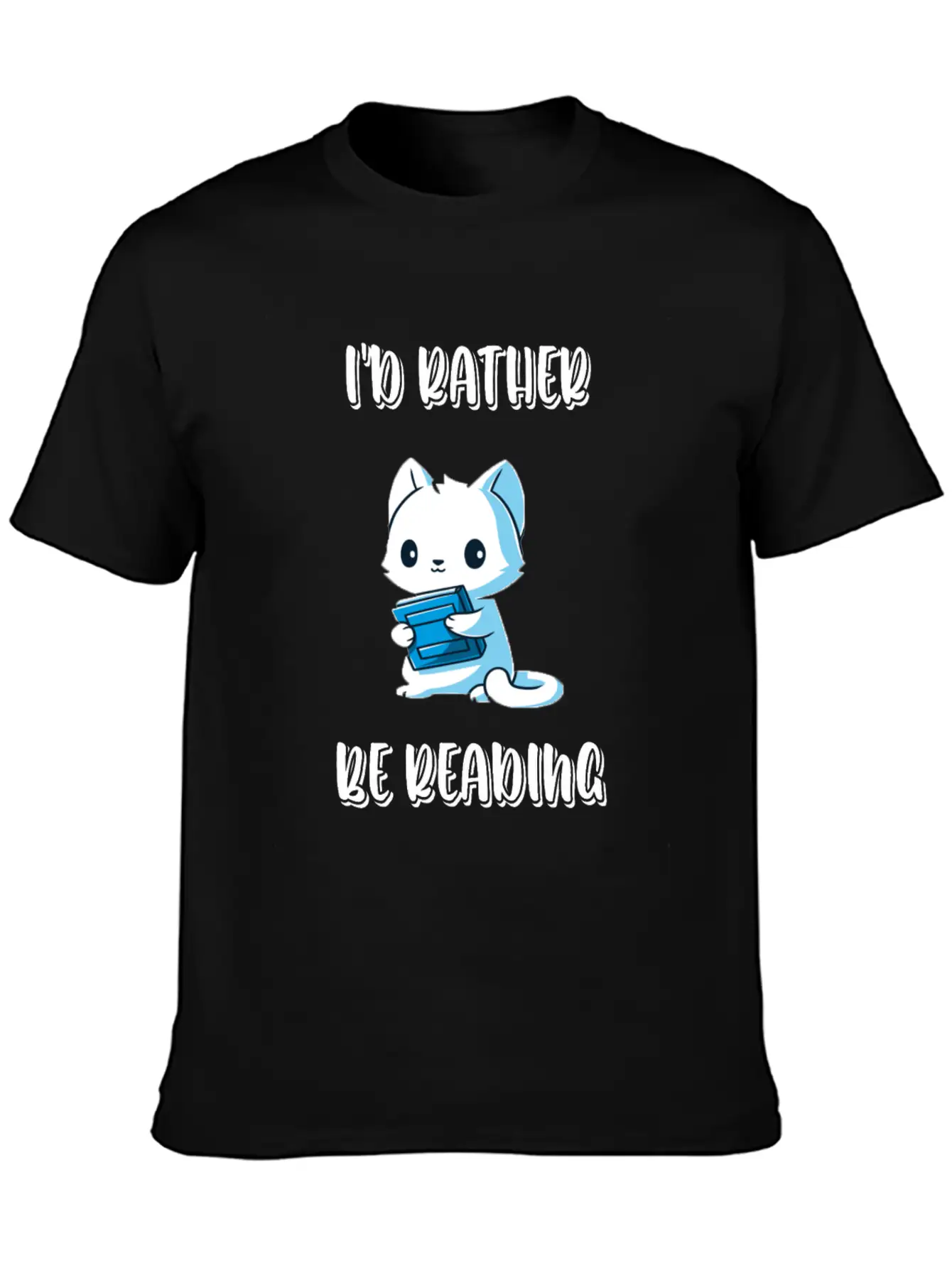 I'd Rather Be Reading Breathable Soft Cotton T-Shirt – Timeless Casual Look