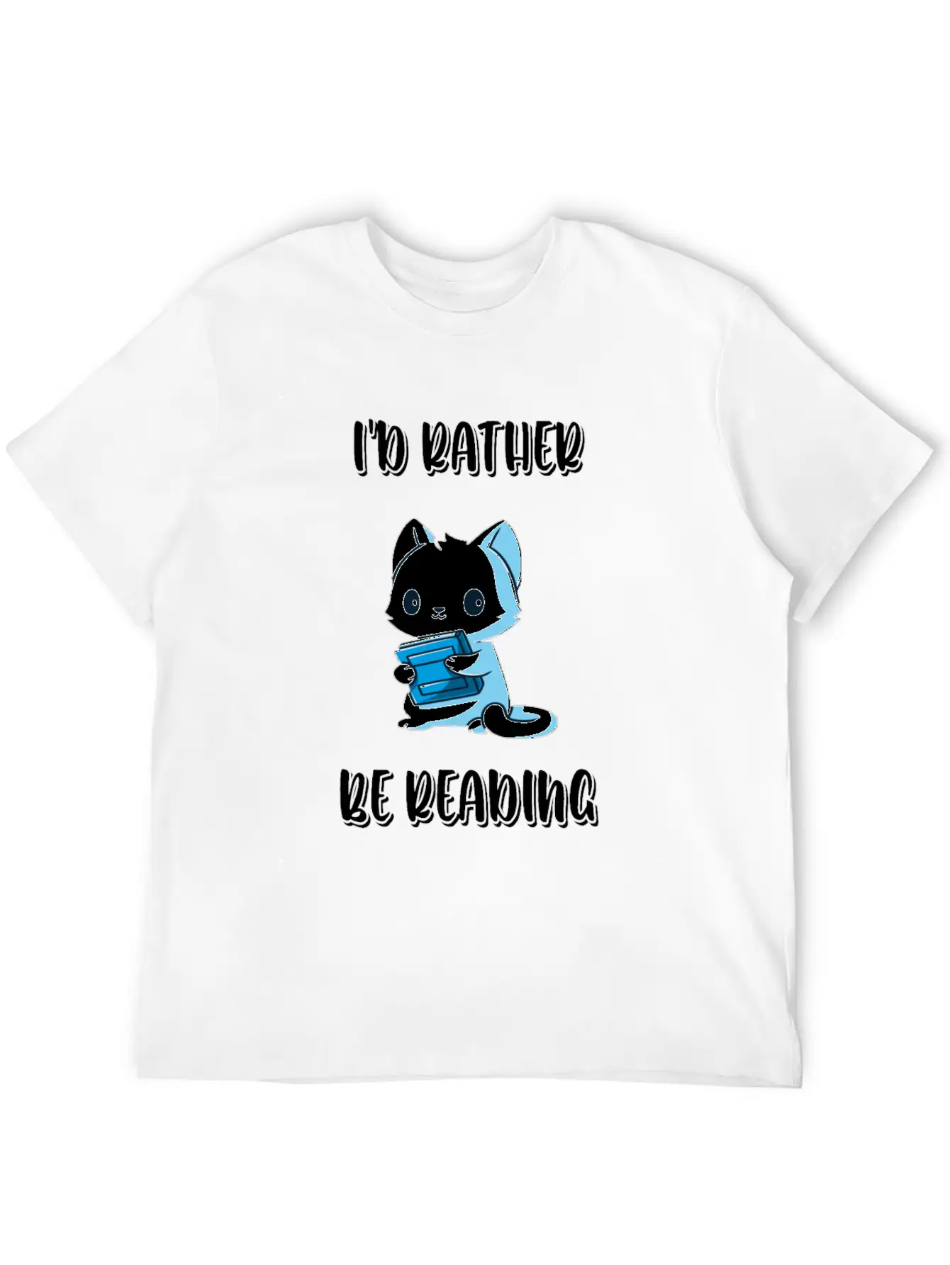 I'd Rather Be Reading Breathable Soft Cotton T-Shirt – Timeless Casual Look