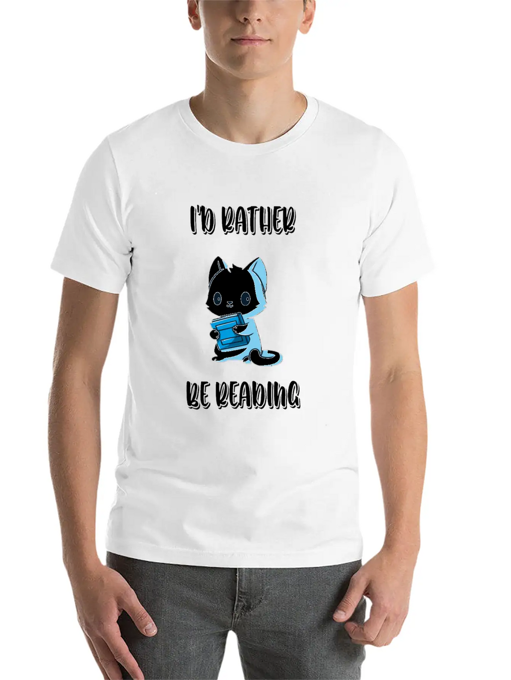 I'd Rather Be Reading Breathable Soft Cotton T-Shirt – Timeless Casual Look