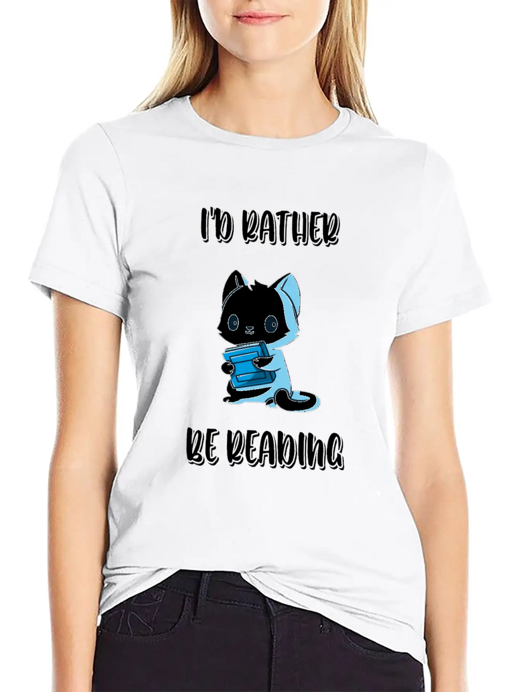I'd Rather Be Reading Breathable Soft Cotton T-Shirt – Timeless Casual Look