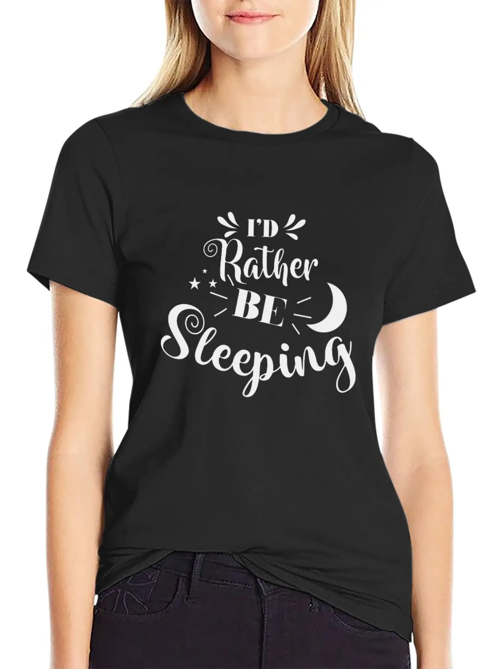 I'd Rather Be Sleeping Like A Baby Sleeping Essential Cotton Tee For Daily Outfits – Unisex Style