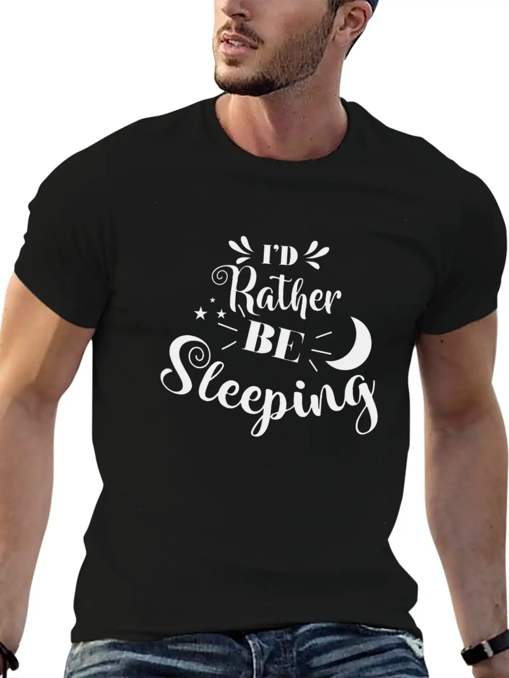 I'd Rather Be Sleeping Like A Baby Sleeping Essential Cotton Tee For Daily Outfits – Unisex Style