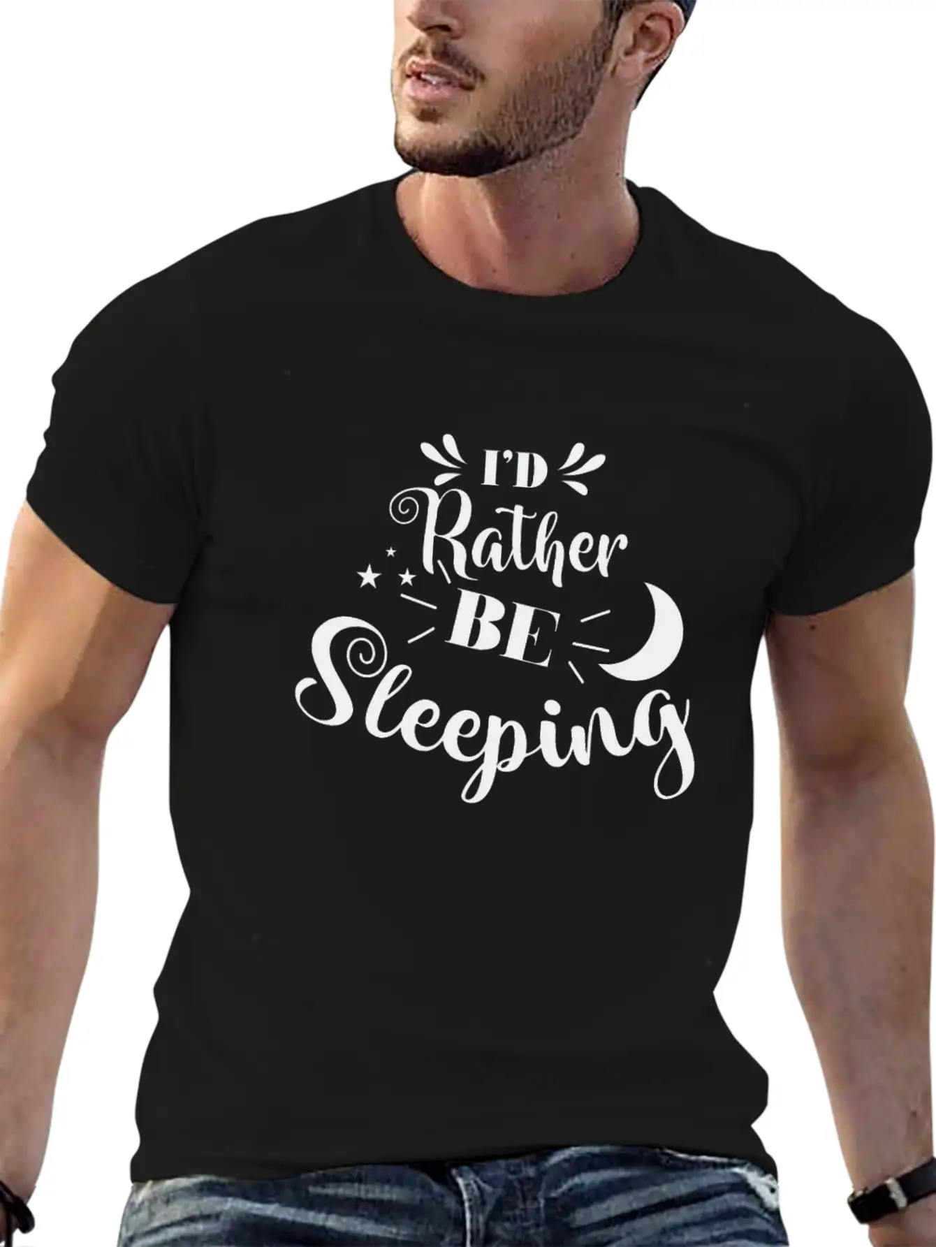 I'd Rather Be Sleeping Like A Baby Sleeping Essential Cotton Tee For Daily Outfits – Unisex Style