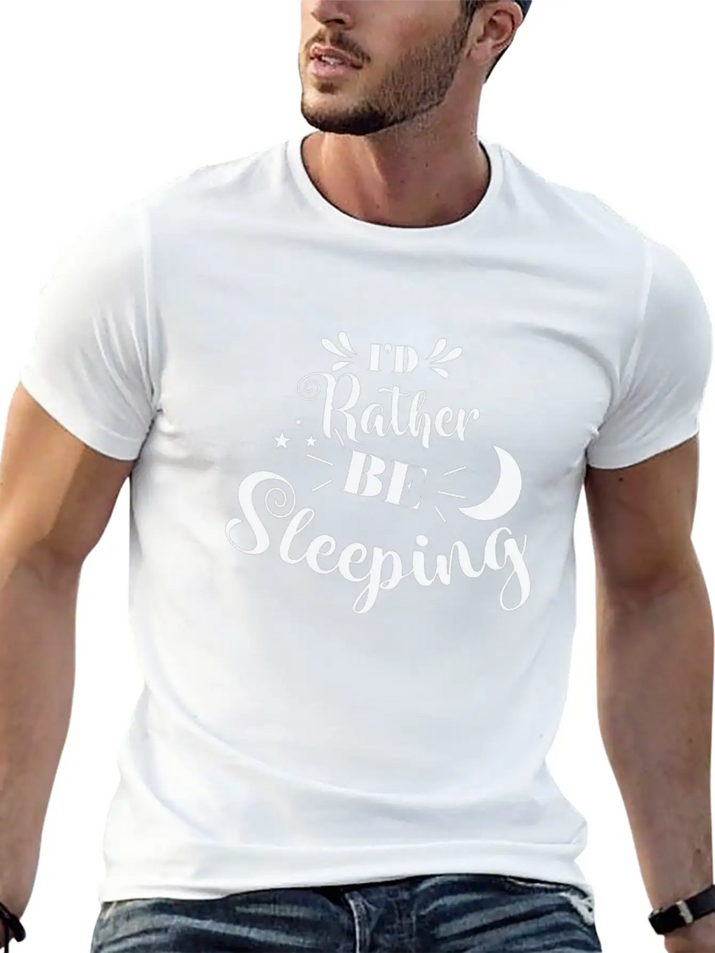 I'd Rather Be Sleeping Like A Baby Sleeping Essential Cotton Tee For Daily Outfits – Unisex Style