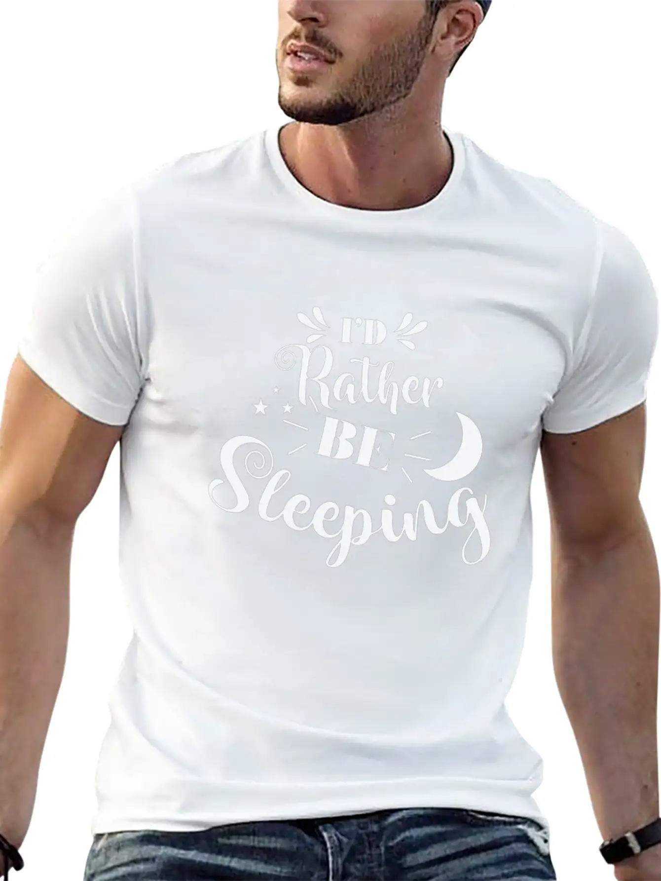 I'd Rather Be Sleeping Like A Baby Sleeping Essential Cotton Tee For Daily Outfits – Unisex Style