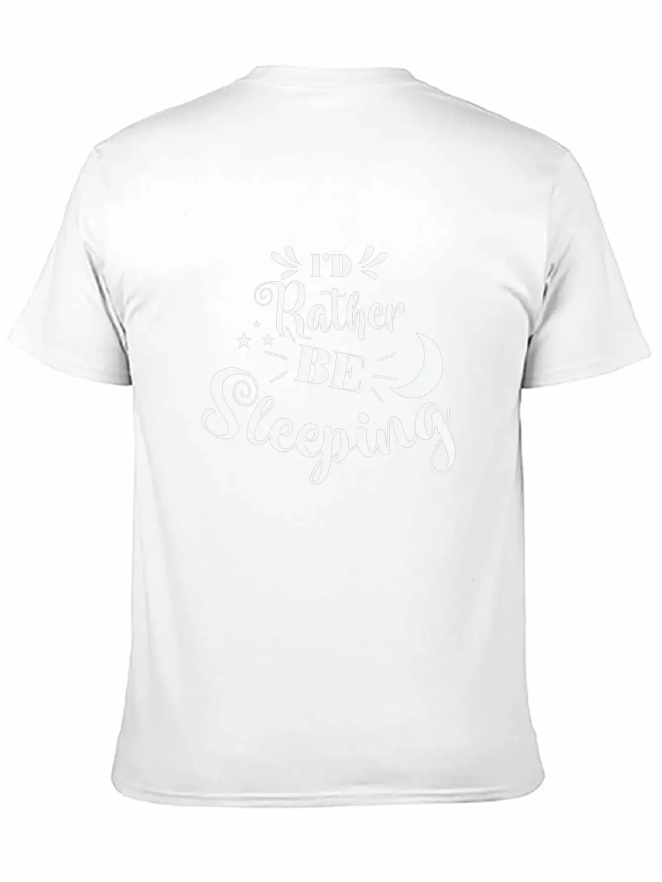 I'd Rather Be Sleeping Like A Baby Sleeping Essential Cotton Tee For Daily Outfits – Unisex Style