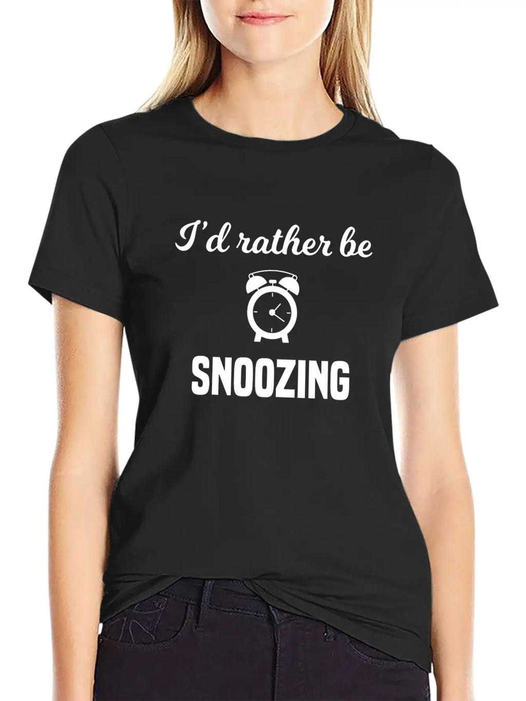 I'd Rather Be Snoozing Casual Graphic T-Shirt – Simple And Comfortable Daily Wear