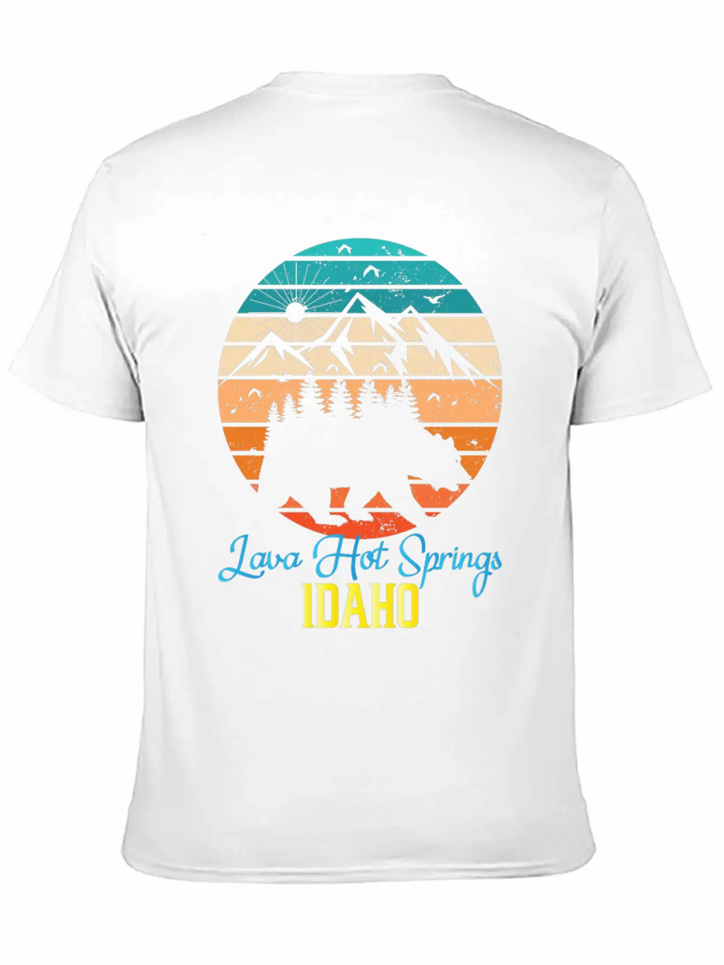Idaho Mountain Family Camping Trip Lava Hot Spring Unisex Casual T-Shirt – Clean Design For Daily Comfort