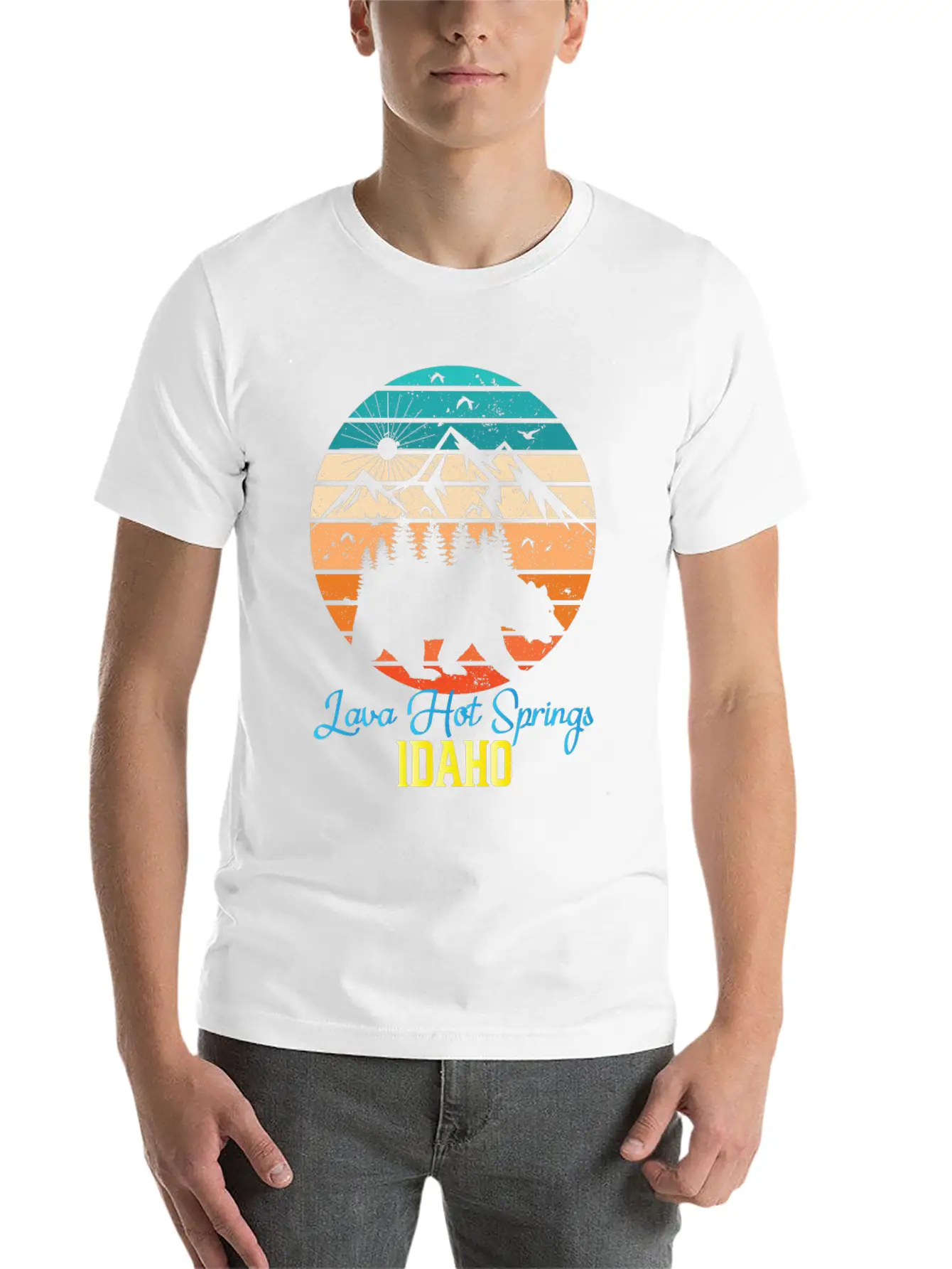 Idaho Mountain Family Camping Trip Lava Hot Spring Unisex Casual T-Shirt – Clean Design For Daily Comfort