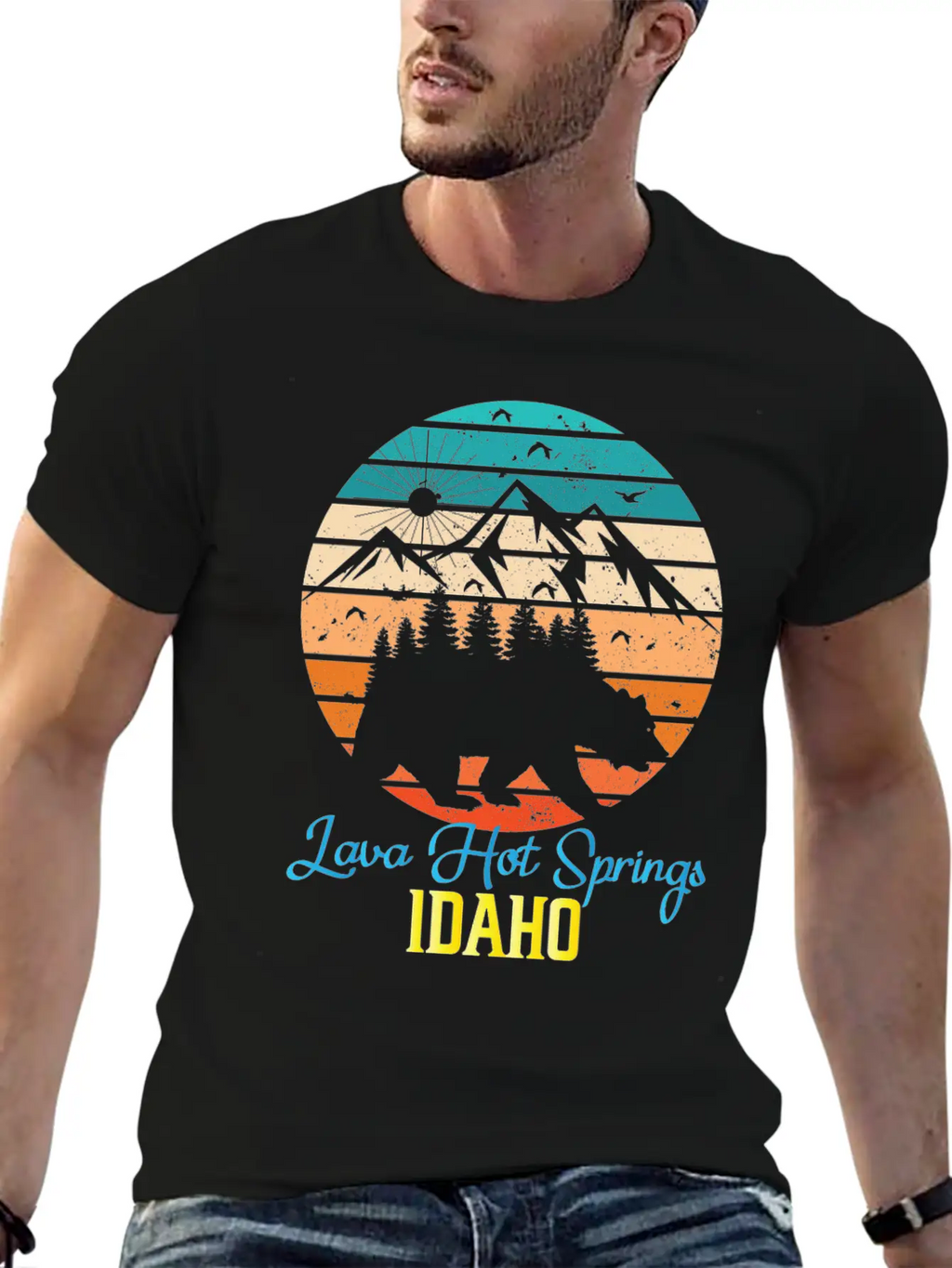 Idaho Mountain Family Camping Trip Lava Hot Spring Unisex Casual T-Shirt – Clean Design For Daily Comfort
