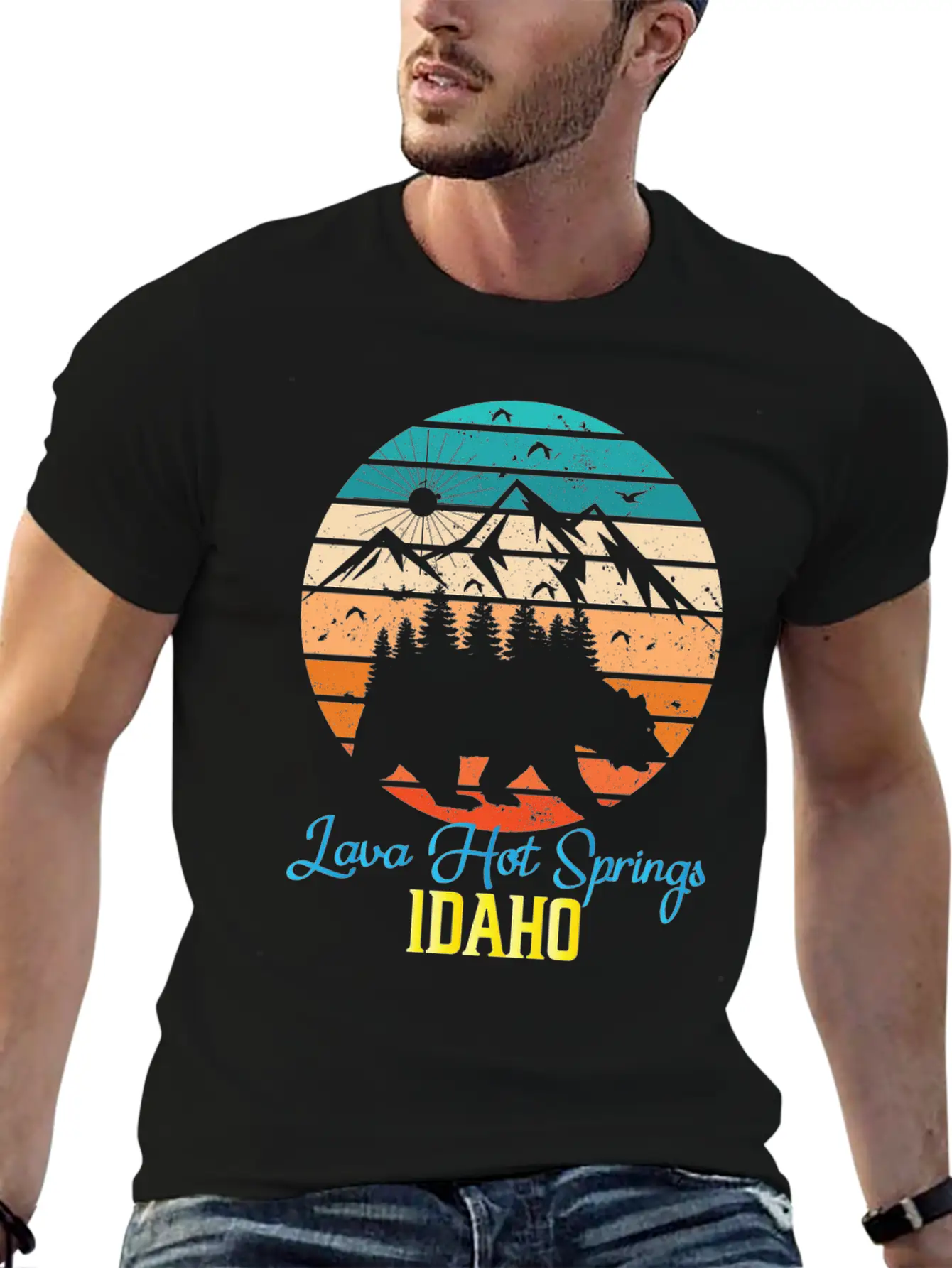 Idaho Mountain Family Camping Trip Lava Hot Spring Unisex Casual T-Shirt – Clean Design For Daily Comfort