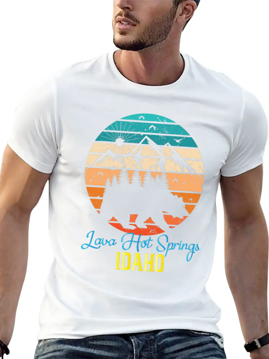 Idaho Mountain Family Camping Trip Lava Hot Spring Unisex Casual T-Shirt – Clean Design For Daily Comfort