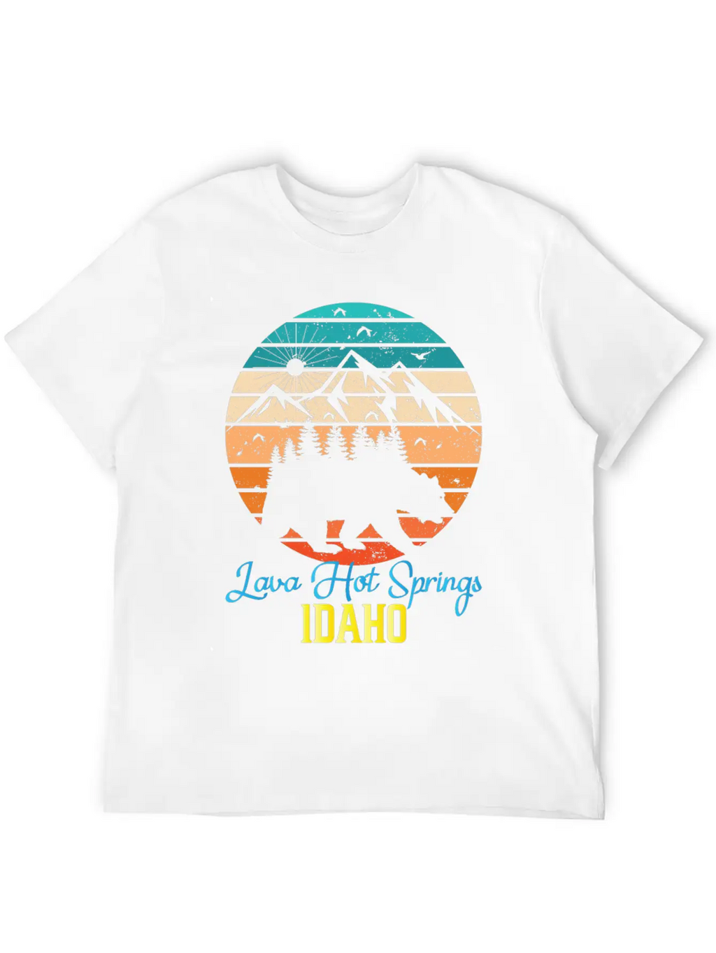 Idaho Mountain Family Camping Trip Lava Hot Spring Unisex Casual T-Shirt – Clean Design For Daily Comfort