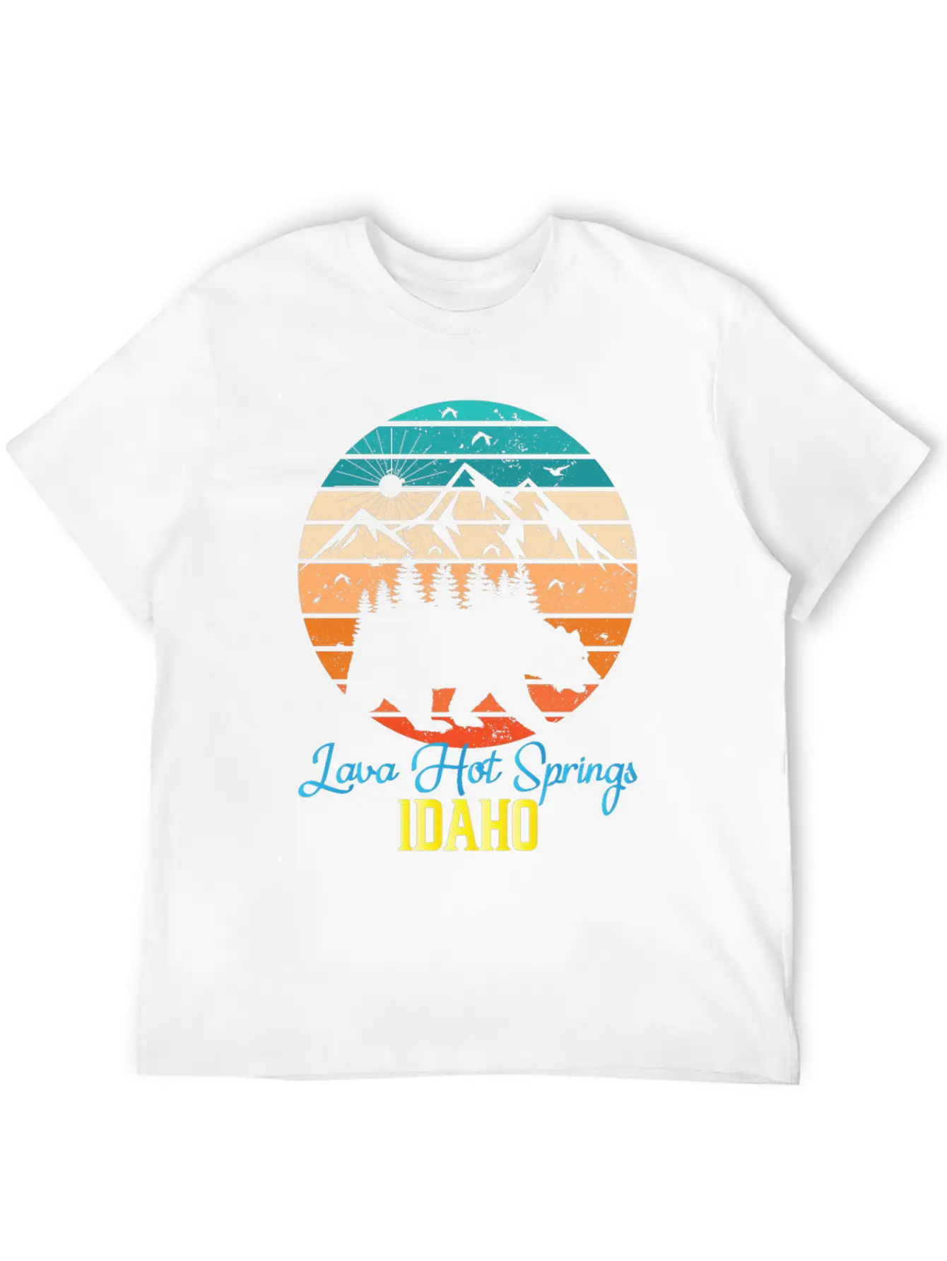 Idaho Mountain Family Camping Trip Lava Hot Spring Unisex Casual T-Shirt – Clean Design For Daily Comfort