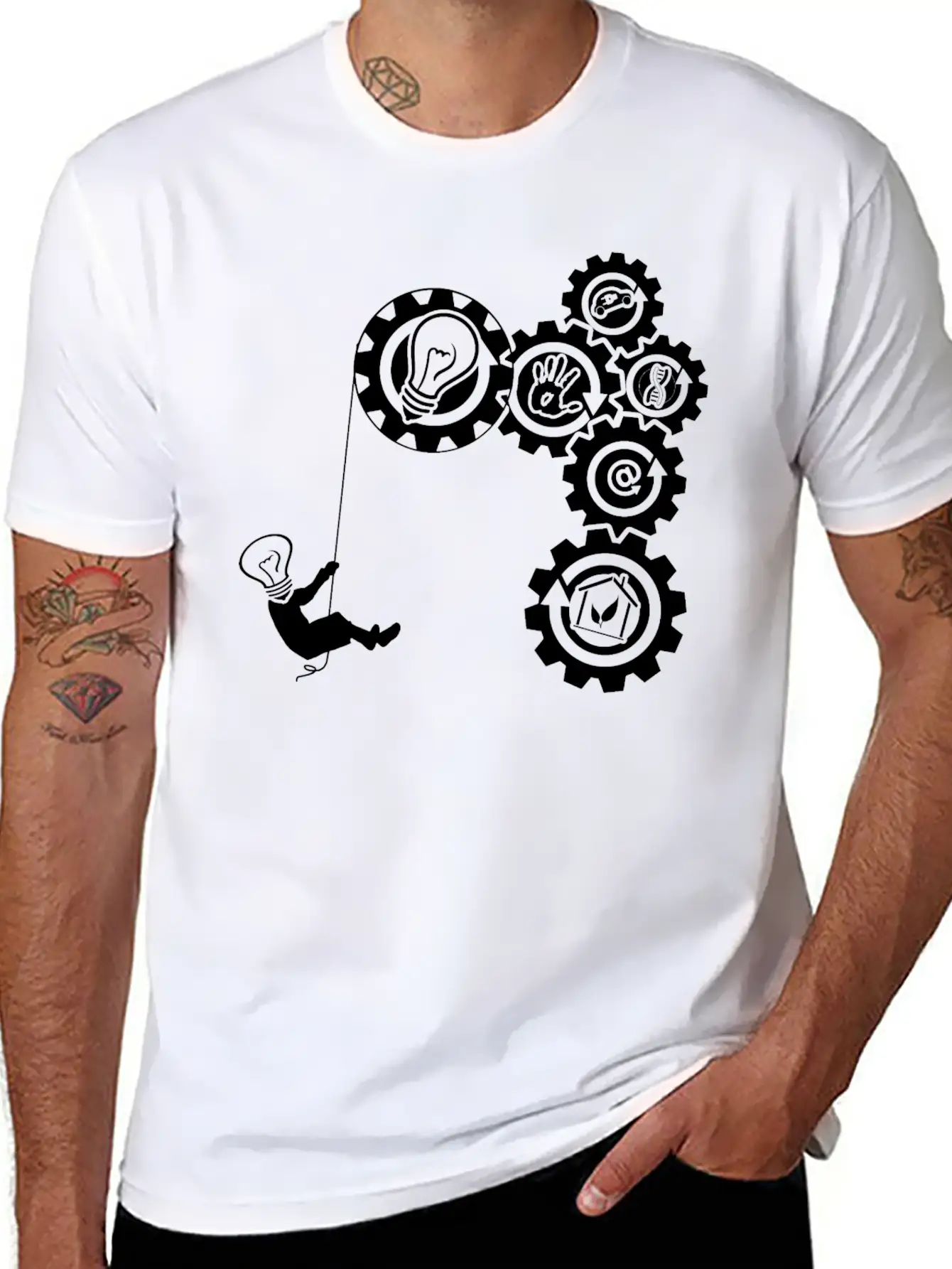 Idea, Action, A Better Home Unisex Casual T-Shirt – Clean Design For Daily Comfort