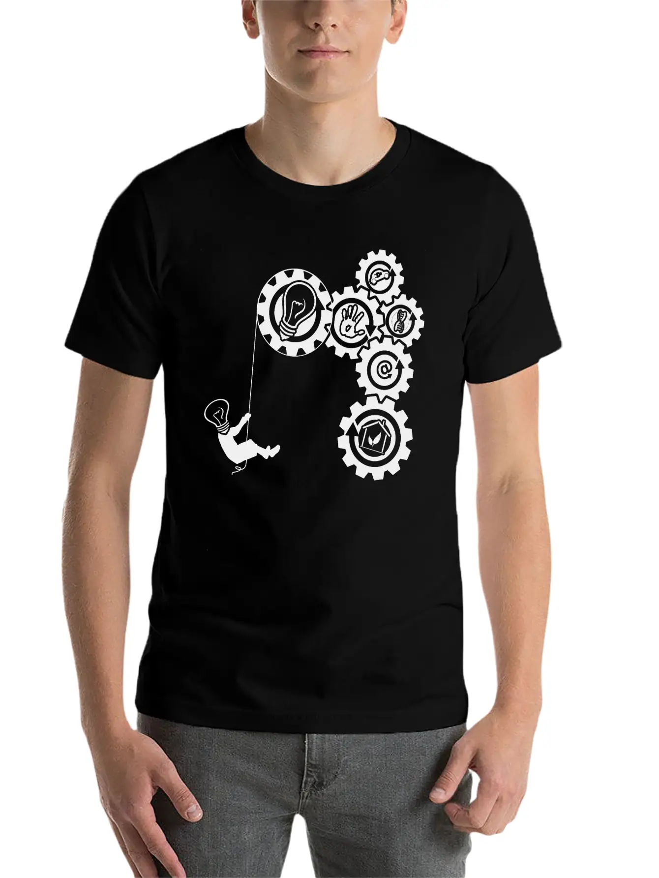 Idea, Action, A Better Home Unisex Casual T-Shirt – Clean Design For Daily Comfort
