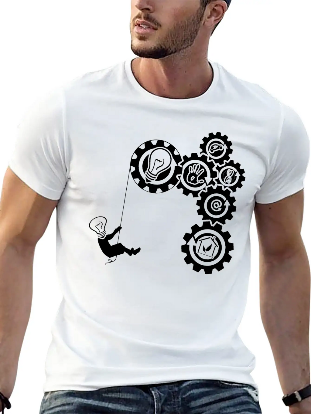 Idea, Action, A Better Home Unisex Casual T-Shirt – Clean Design For Daily Comfort