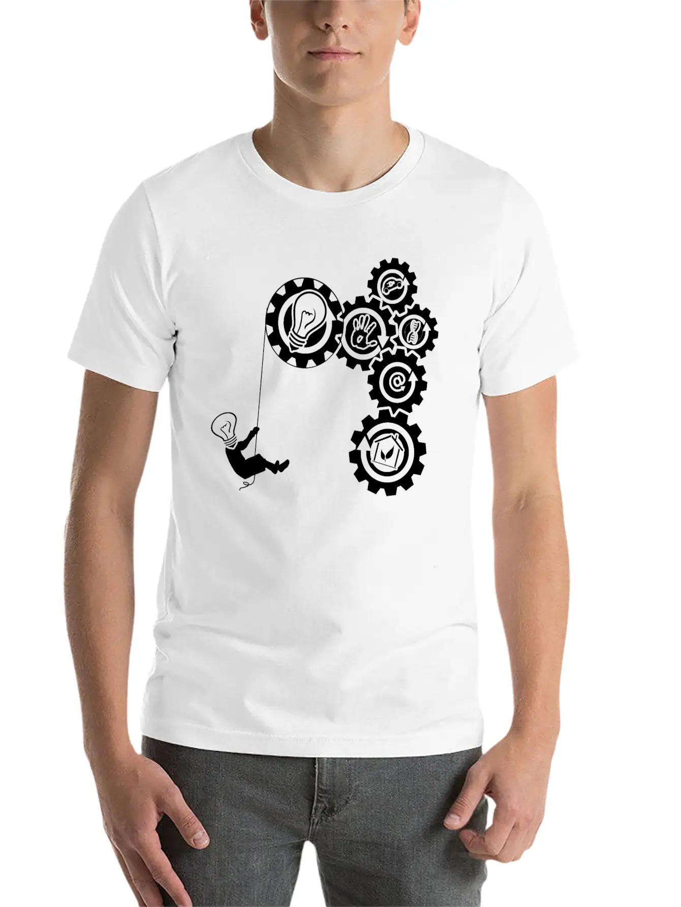 Idea, Action, A Better Home Unisex Casual T-Shirt – Clean Design For Daily Comfort