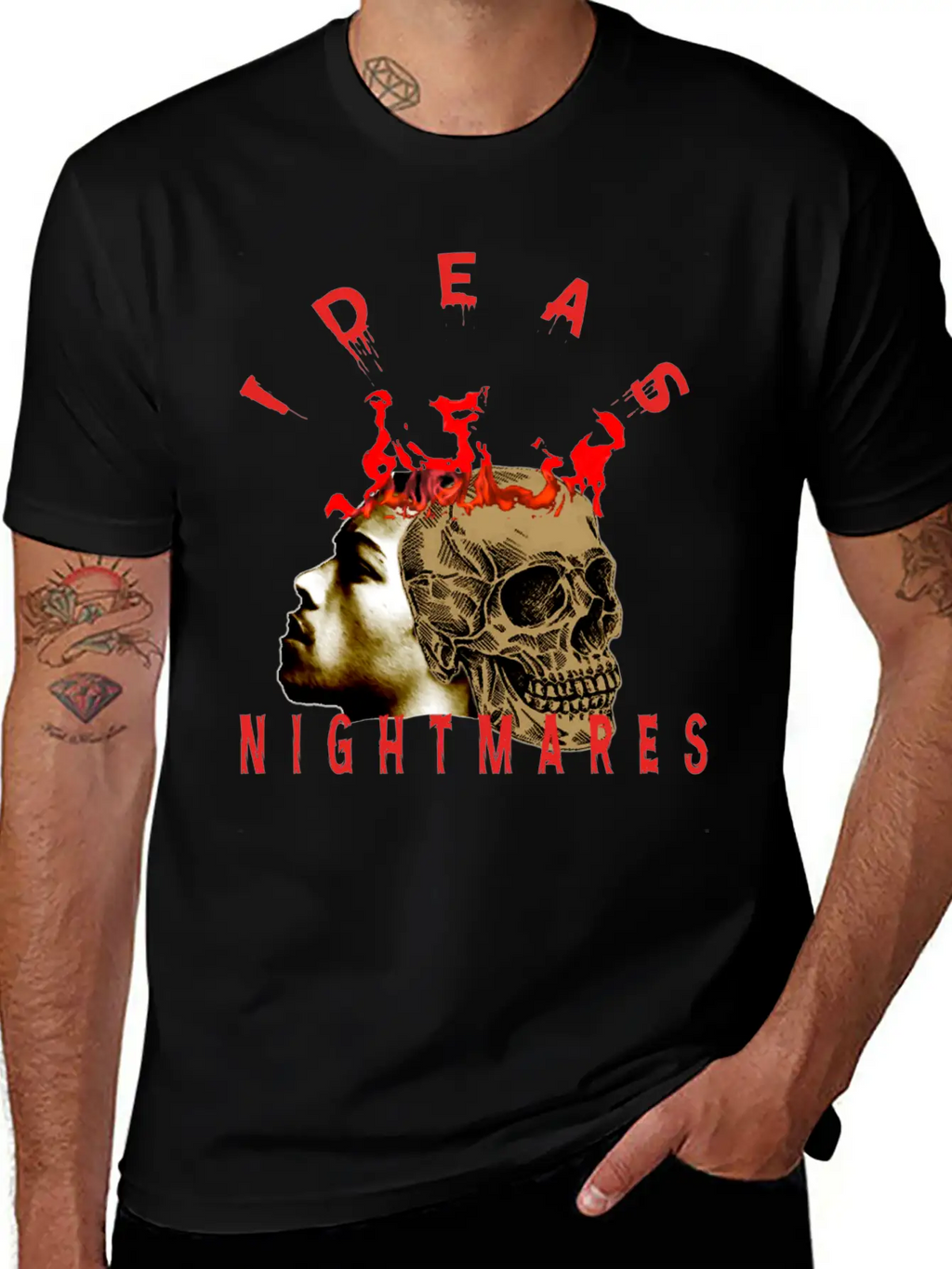 Ideas Nightmares Stylish Everyday T-Shirt – Unisex Basic Cotton Tee