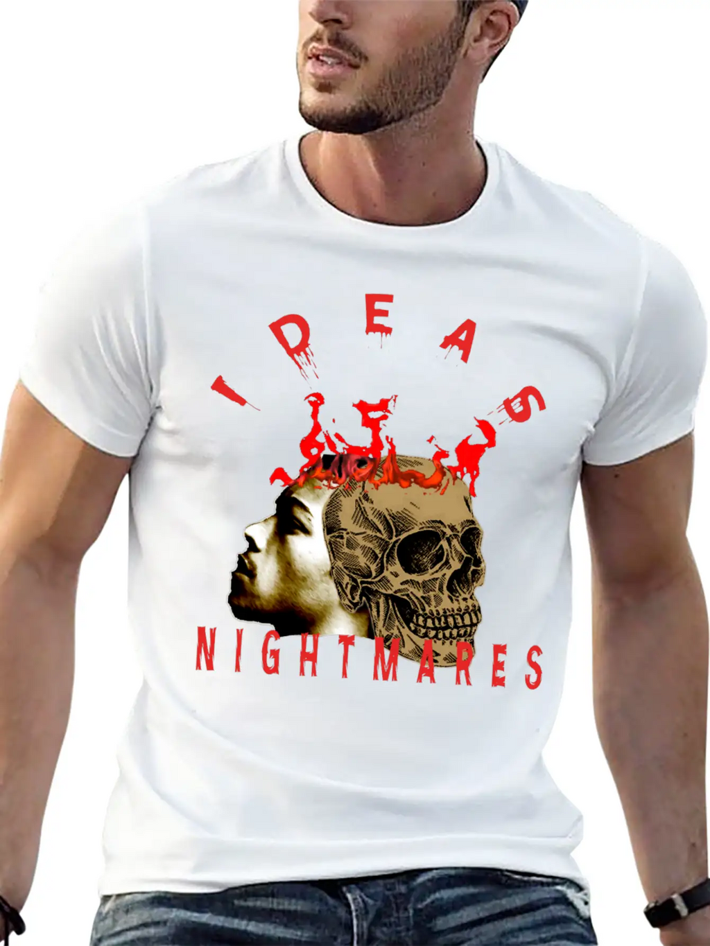 Ideas Nightmares Stylish Everyday T-Shirt – Unisex Basic Cotton Tee