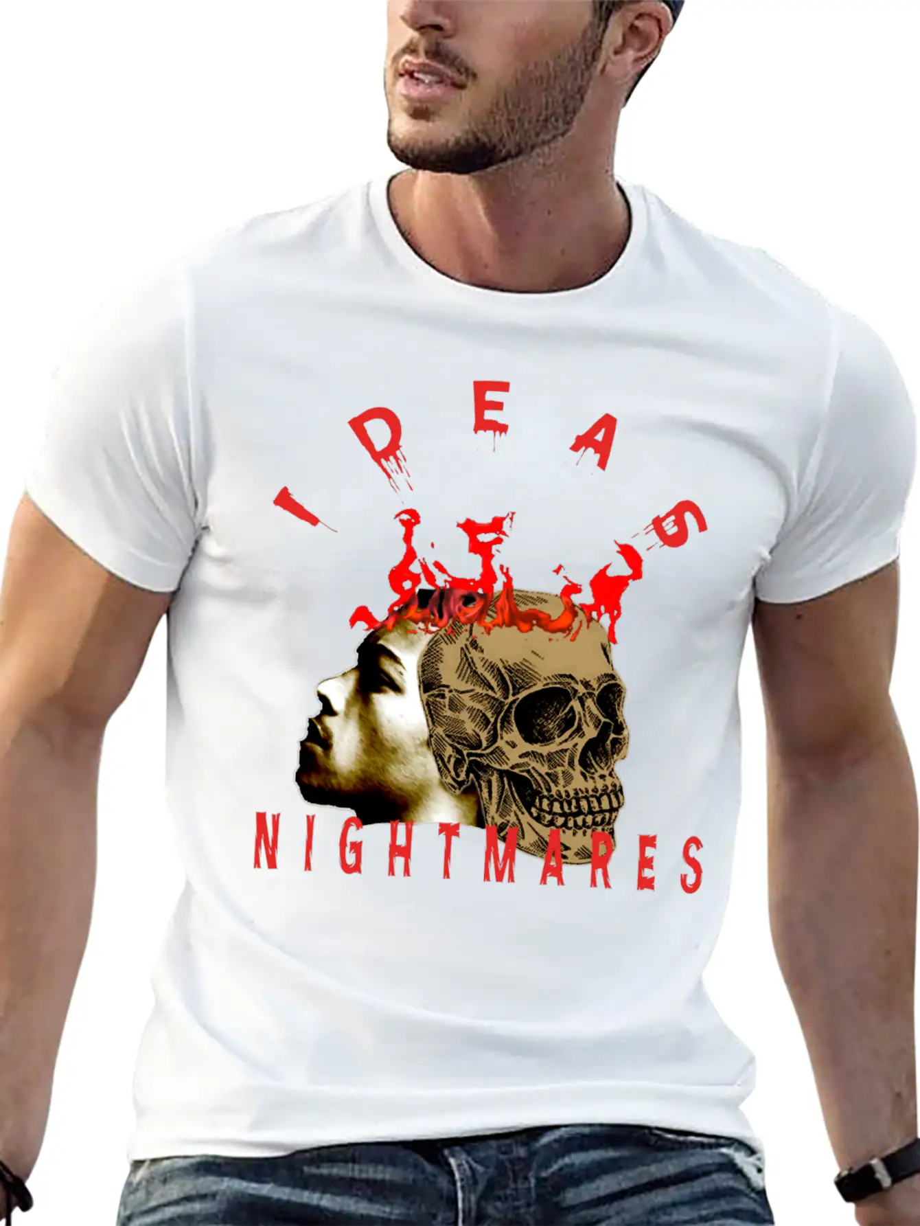 Ideas Nightmares Stylish Everyday T-Shirt – Unisex Basic Cotton Tee