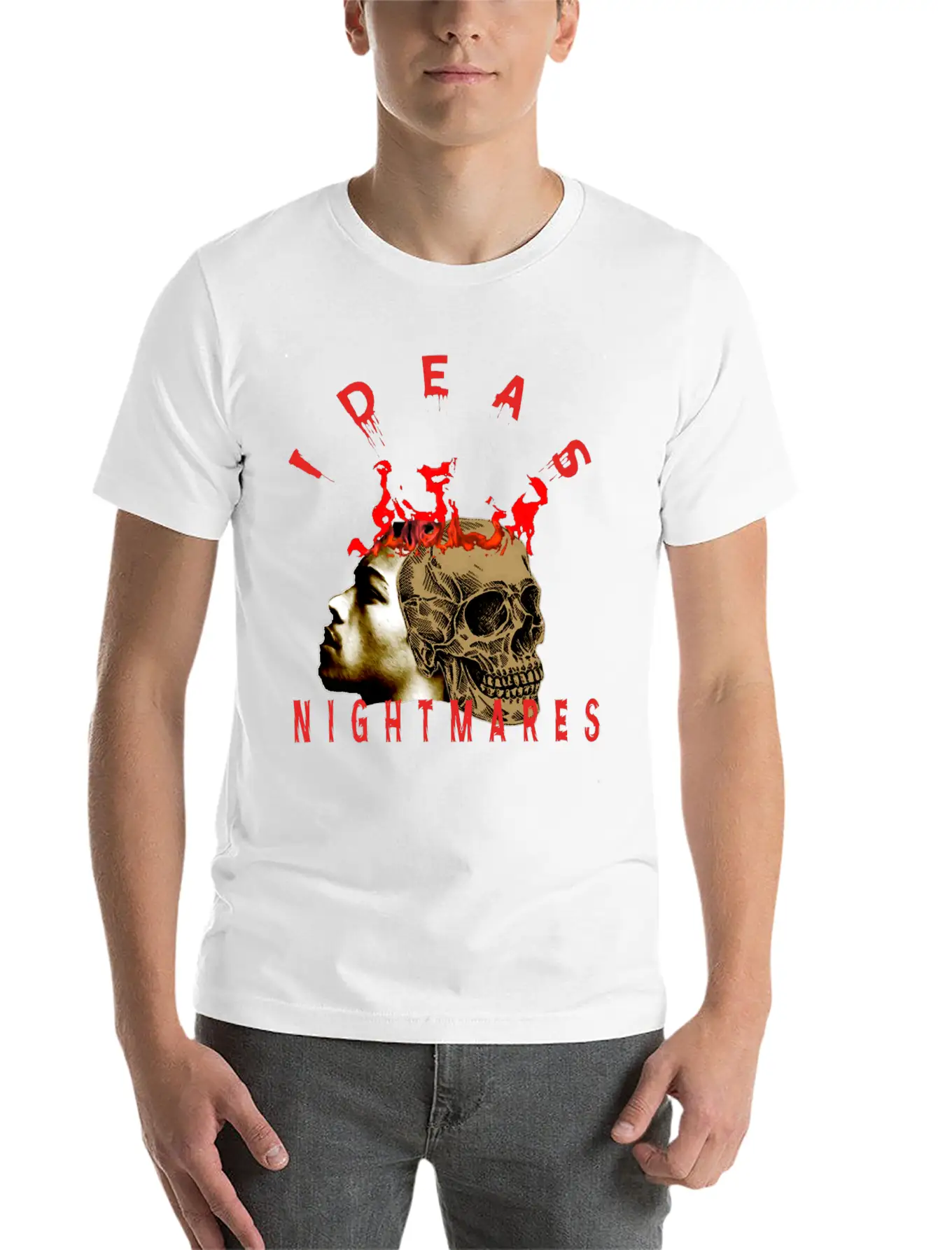 Ideas Nightmares Stylish Everyday T-Shirt – Unisex Basic Cotton Tee