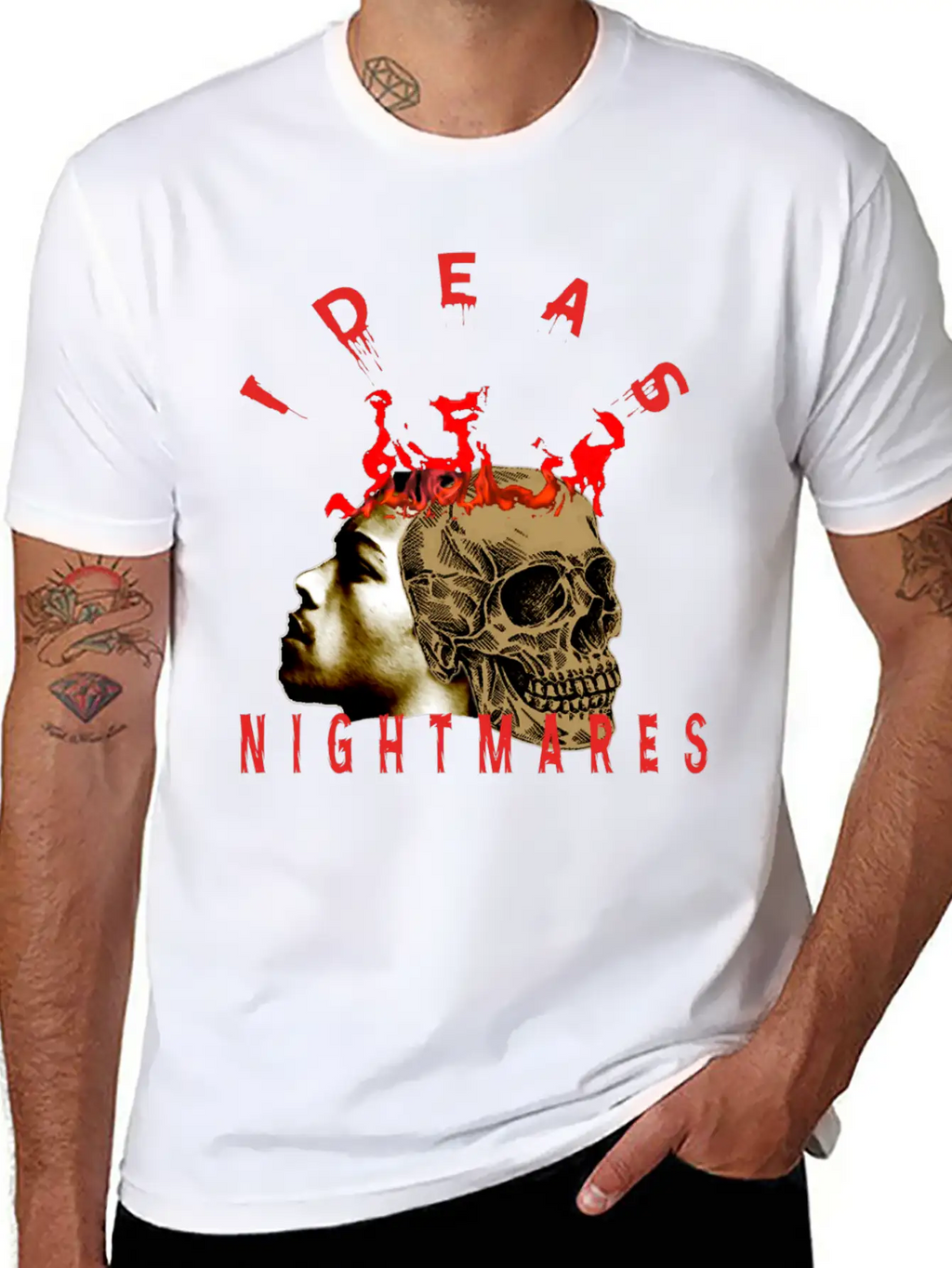 Ideas Nightmares Stylish Everyday T-Shirt – Unisex Basic Cotton Tee