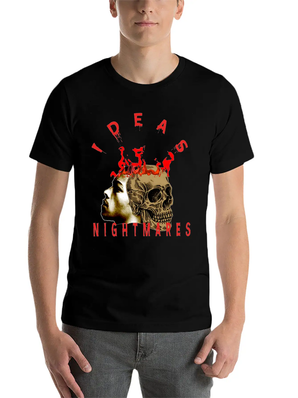 Ideas Nightmares Stylish Everyday T-Shirt – Unisex Basic Cotton Tee