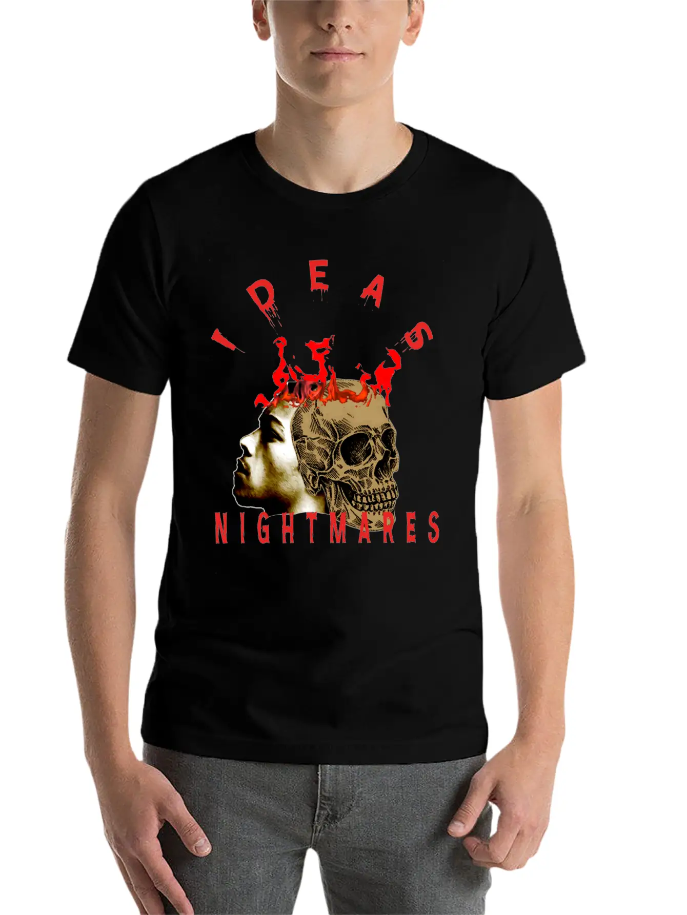 Ideas Nightmares Stylish Everyday T-Shirt – Unisex Basic Cotton Tee