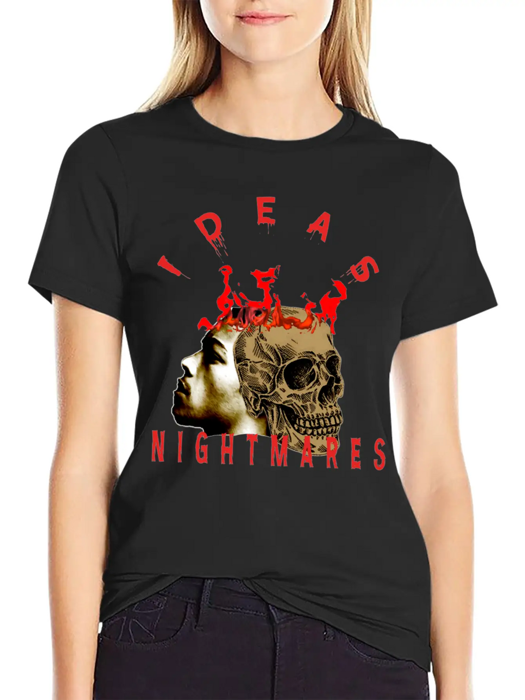 Ideas Nightmares Stylish Everyday T-Shirt – Unisex Basic Cotton Tee