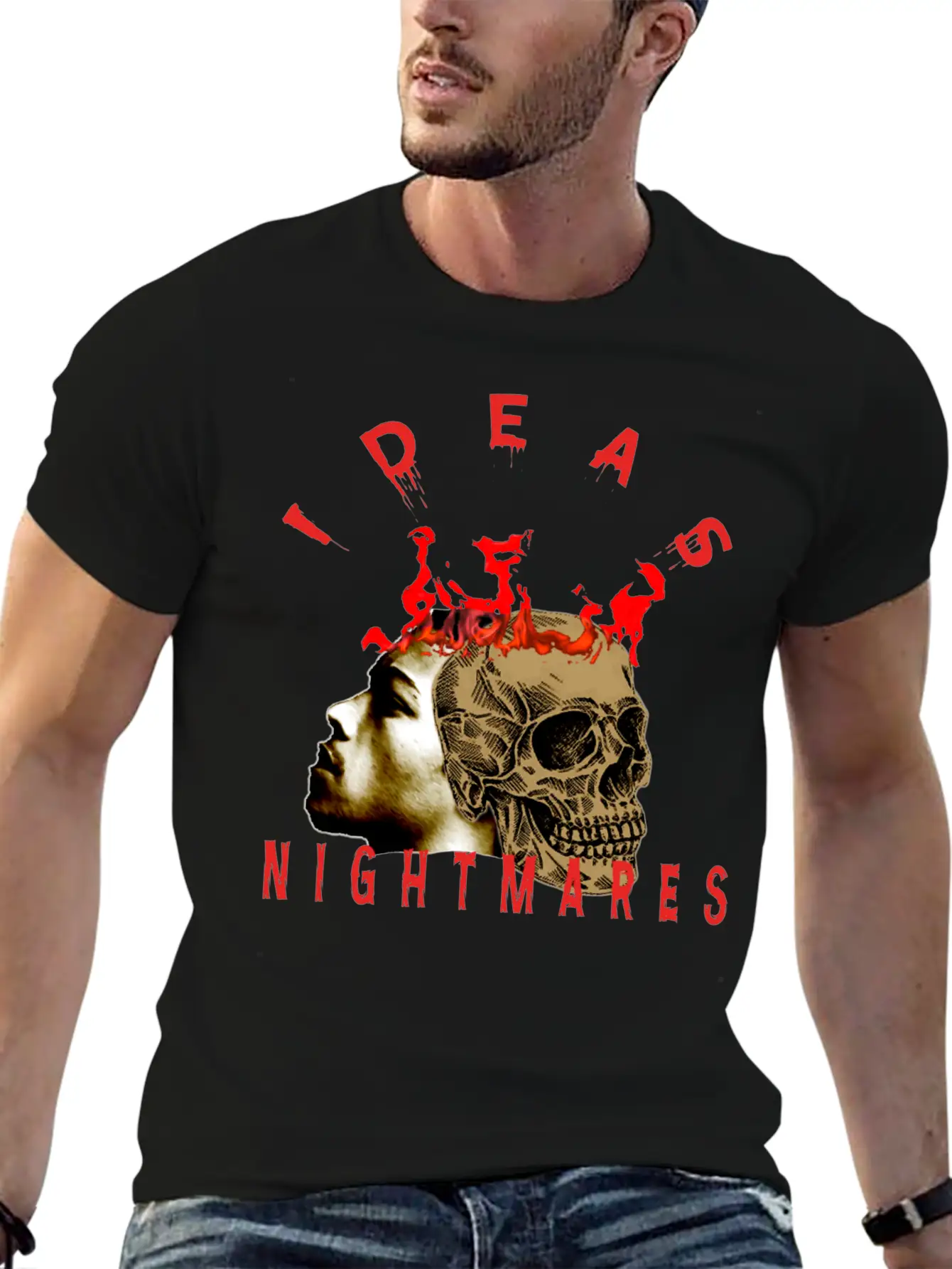 Ideas Nightmares Stylish Everyday T-Shirt – Unisex Basic Cotton Tee