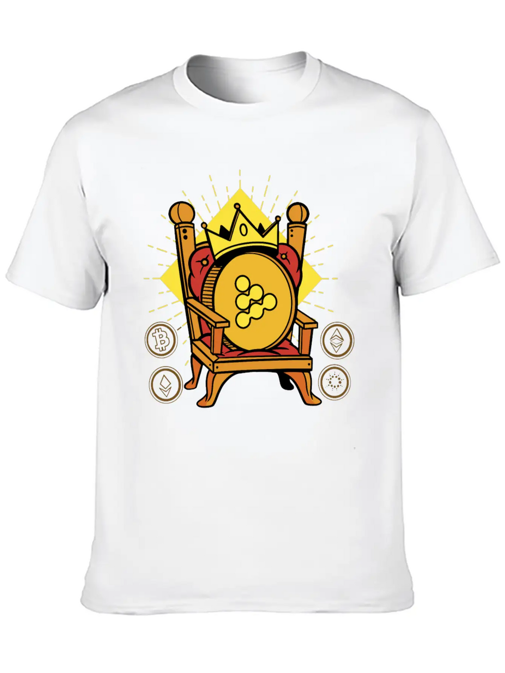 IExec RLC Is King Crypto Unisex Casual T-Shirt – Clean Design For Daily Comfort