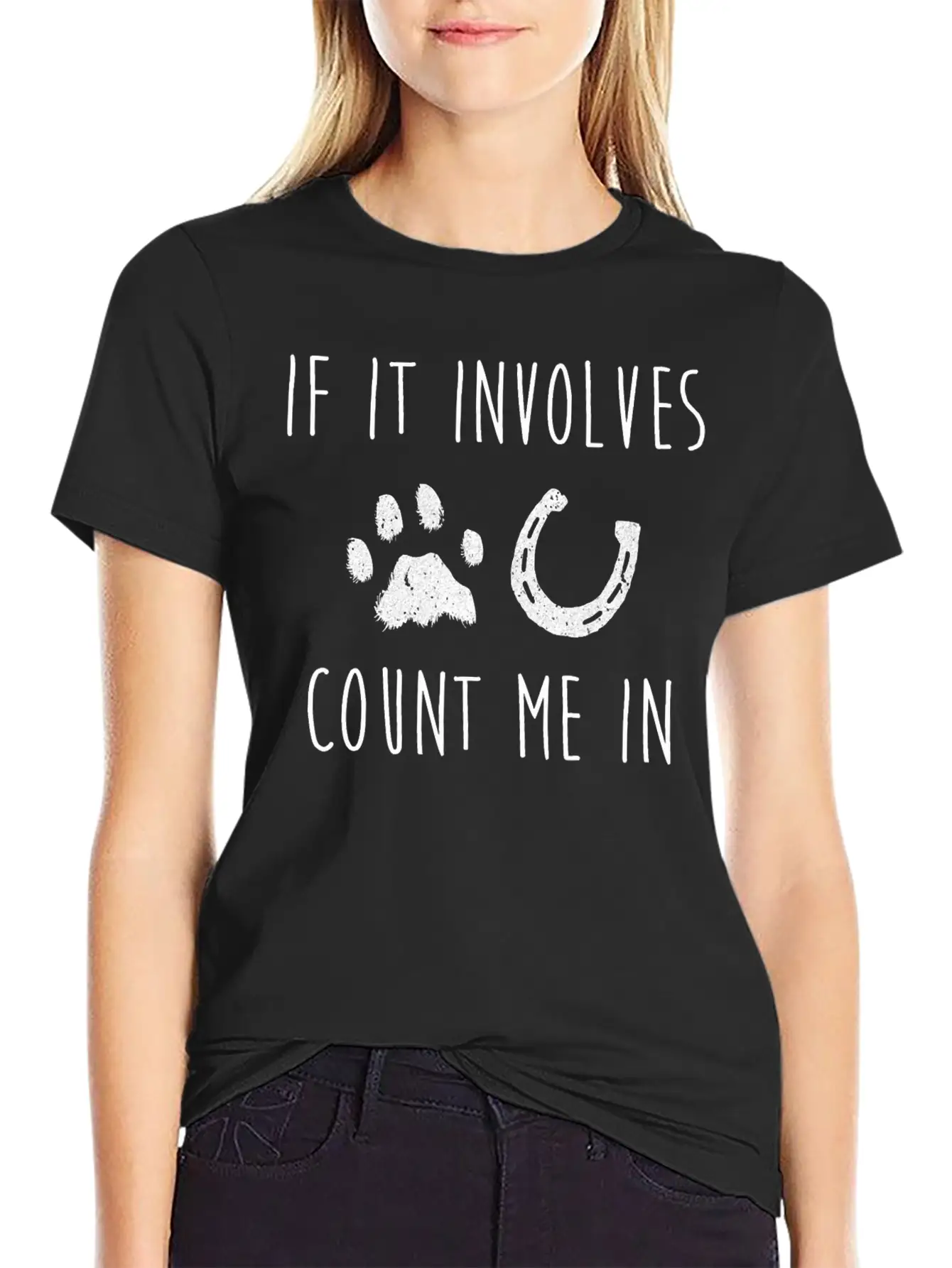 If It Involves Dogs And Horses Horse Lover T Shirt Unisex Casual T-Shirt – Clean Design For Daily Comfort