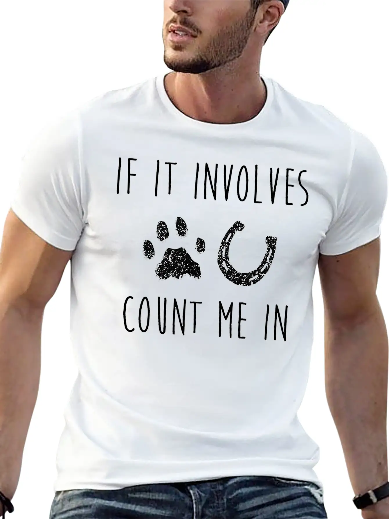 If It Involves Dogs And Horses Horse Lover T Shirt Unisex Casual T-Shirt – Clean Design For Daily Comfort