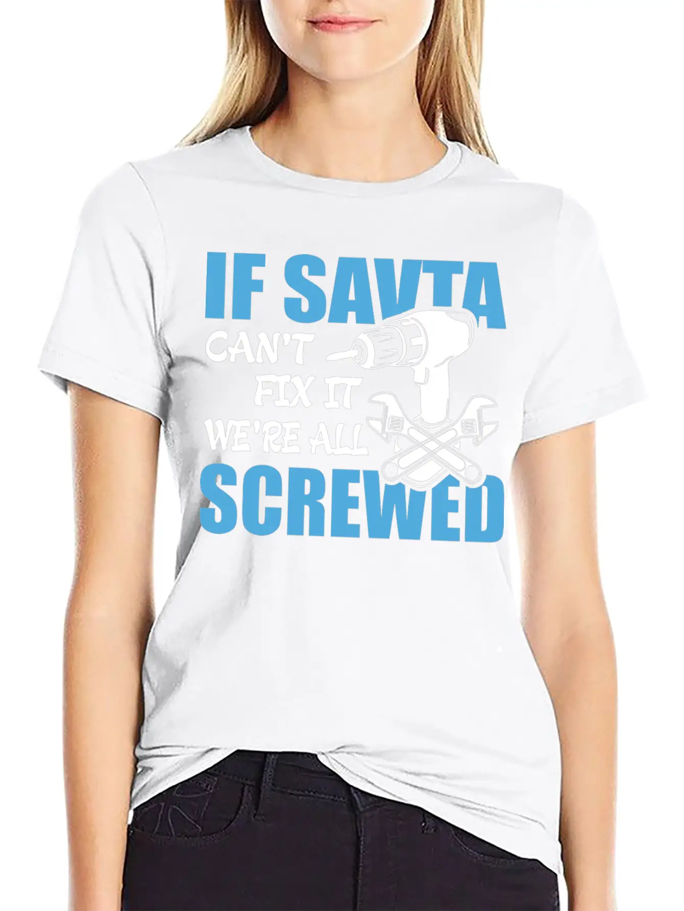 If Savta Can't Fix It Were It We're All Screwed Essential Cotton Tee For Daily Outfits – Unisex Style