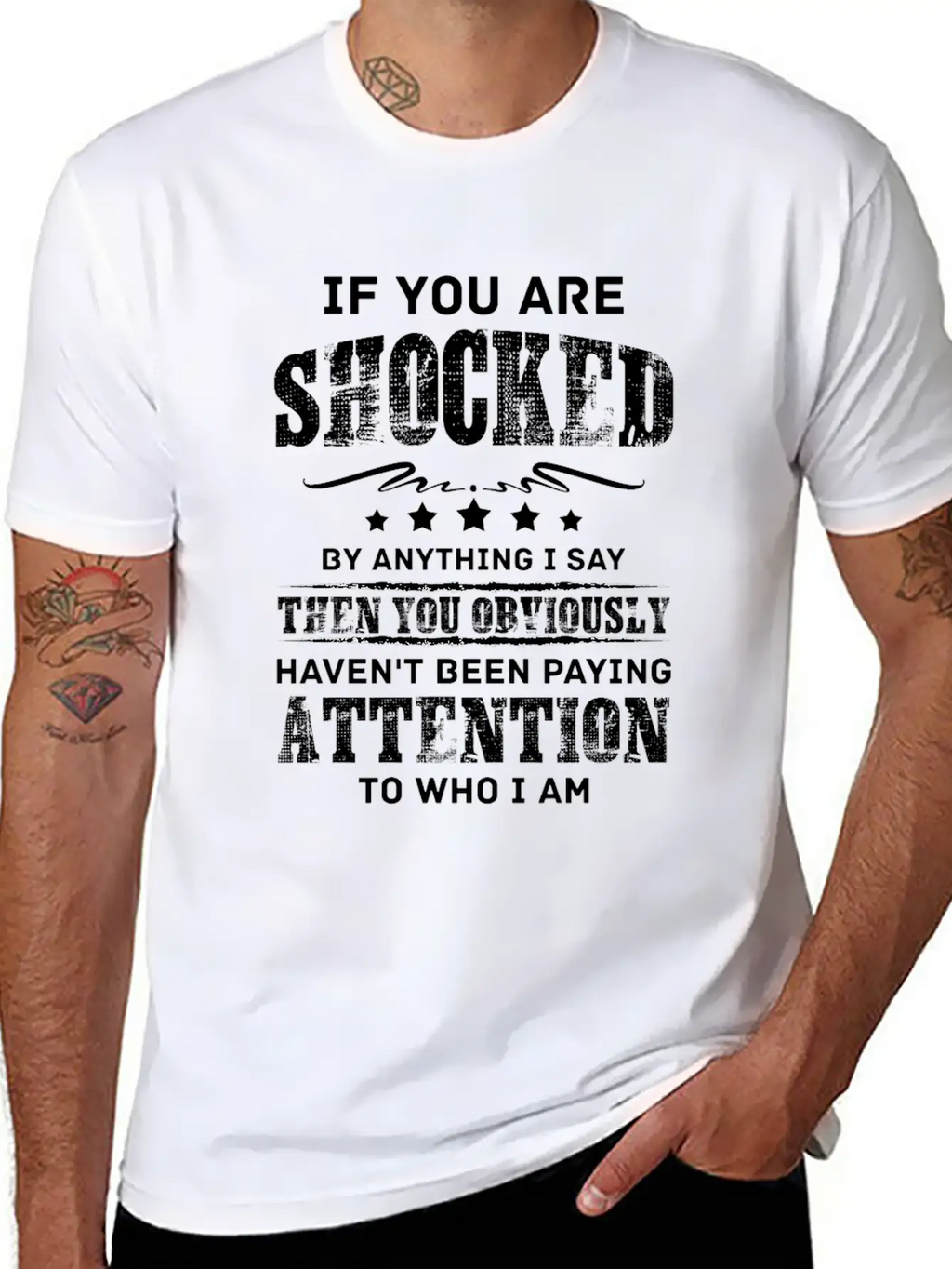 If You Are Shocked By Anything I Say Then You Obvi Unisex Short Sleeve Soft Cotton T-Shirt – Casual Everyday Wear