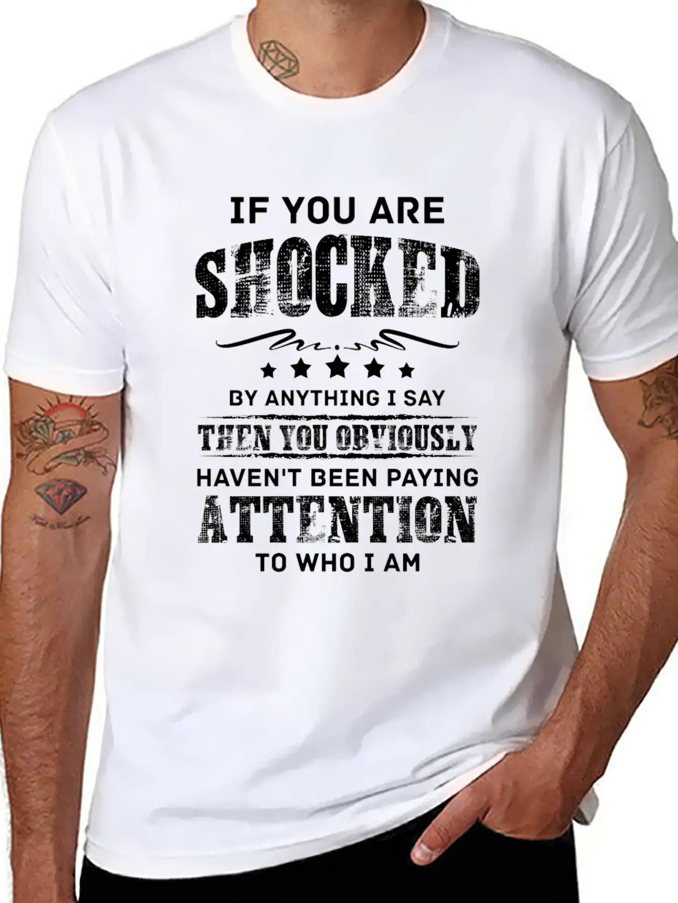 If You Are Shocked By Anything I Say Then You Obvi Unisex Short Sleeve Soft Cotton T-Shirt – Casual Everyday Wear