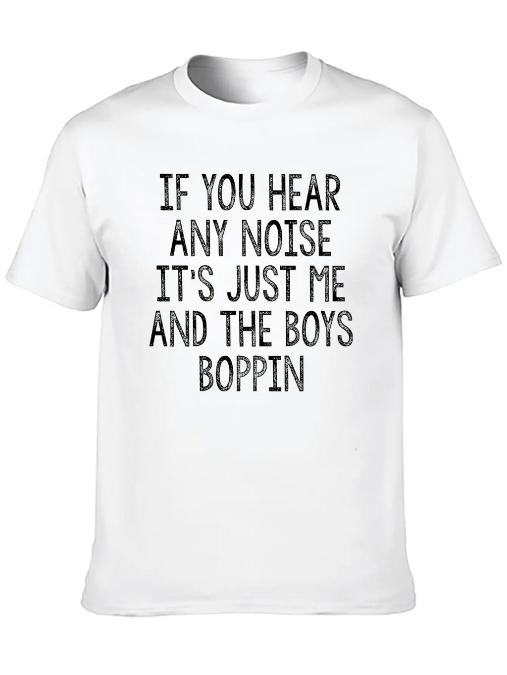 IF YOU HEAR ANY NOISE IT S JUST ME AND THE BOYS Casual Graphic T-Shirt – Simple And Comfortable Daily Wear