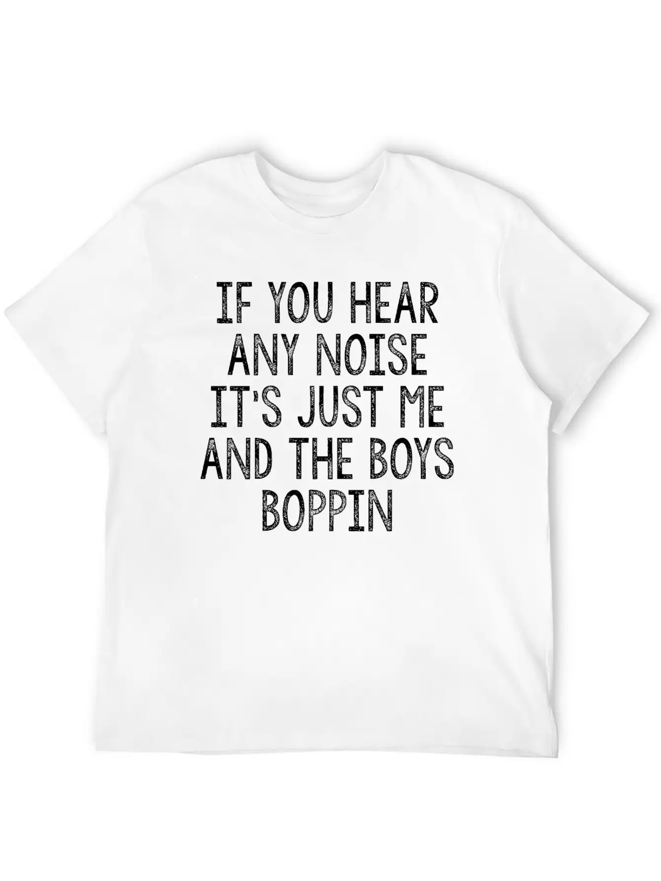 IF YOU HEAR ANY NOISE IT S JUST ME AND THE BOYS Casual Graphic T-Shirt – Simple And Comfortable Daily Wear