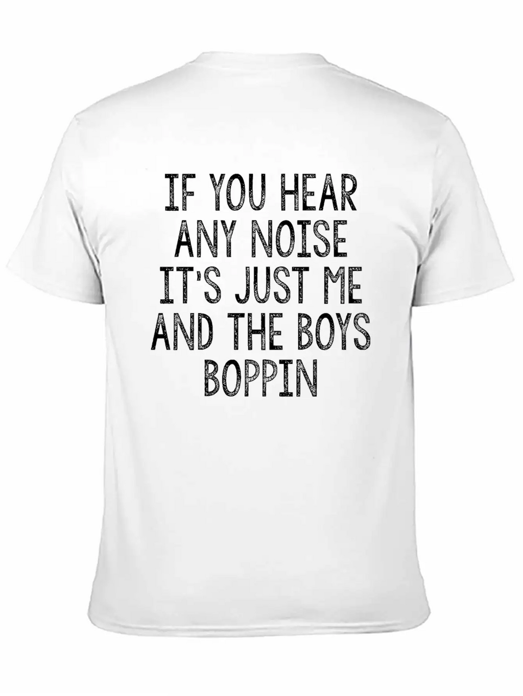 IF YOU HEAR ANY NOISE IT S JUST ME AND THE BOYS Casual Graphic T-Shirt – Simple And Comfortable Daily Wear