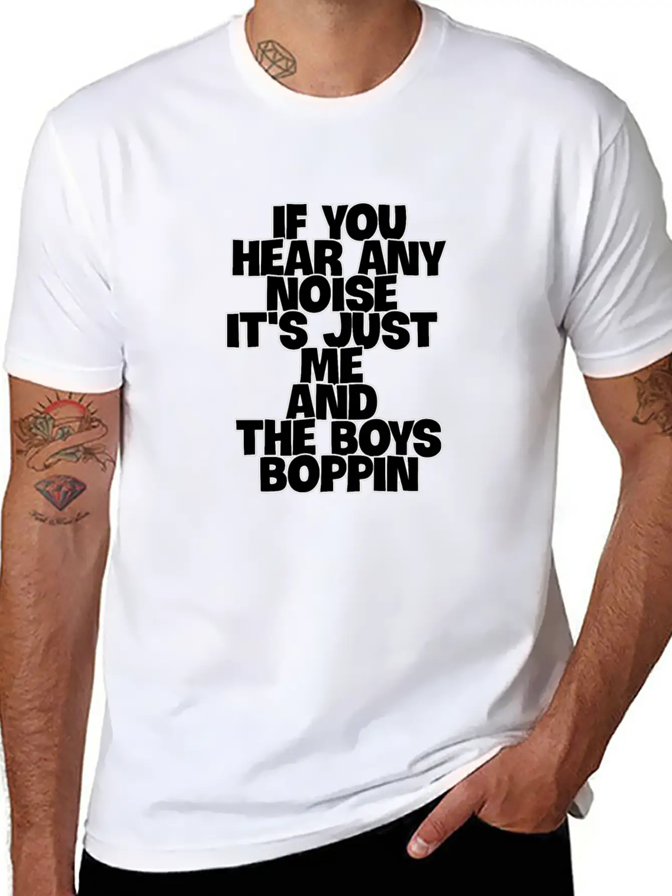 If You Hear Any Noise T-shirt Casual Graphic T-Shirt – Simple And Comfortable Daily Wear