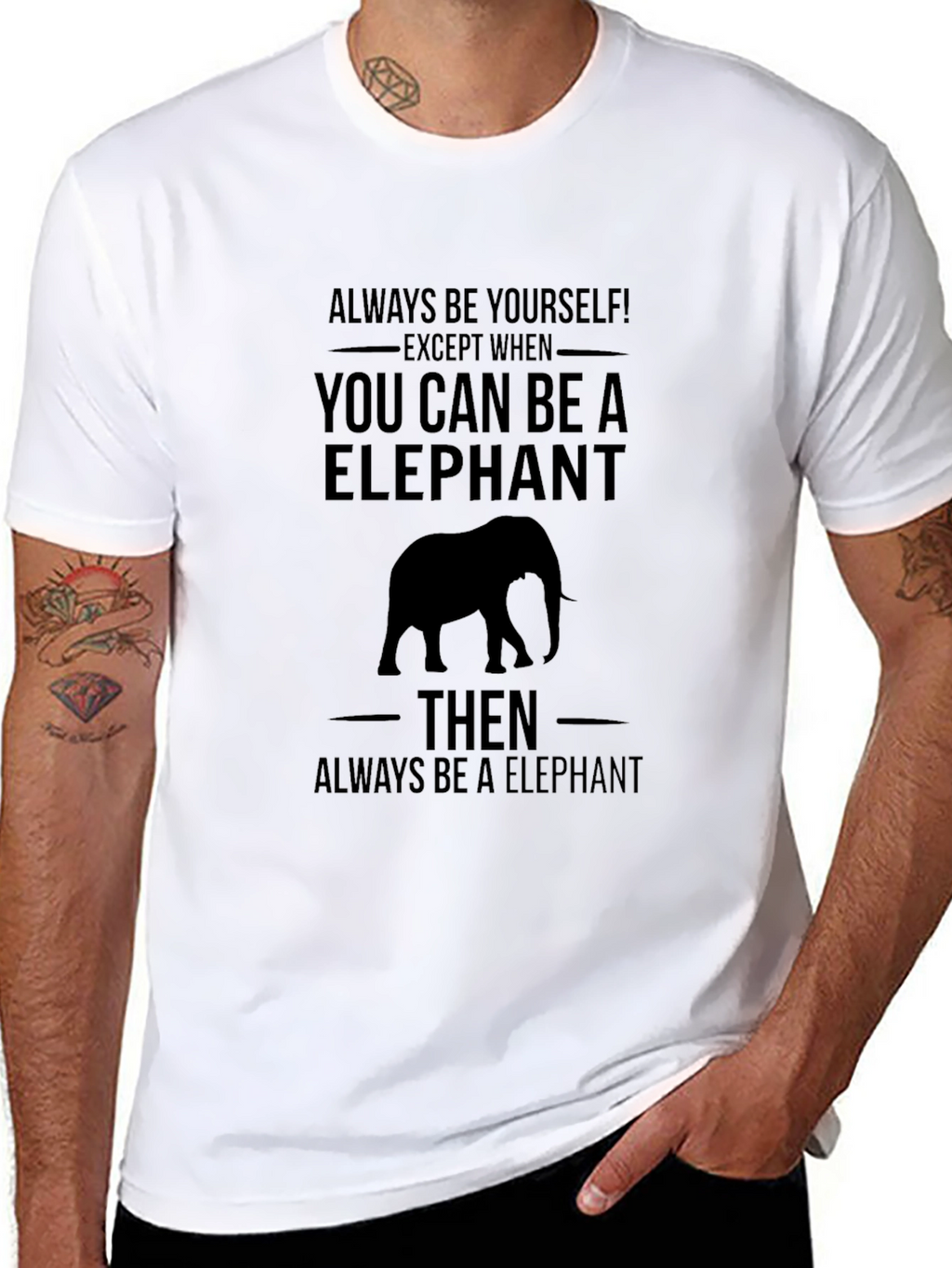 Be an Elephant Graphic T-Shirt