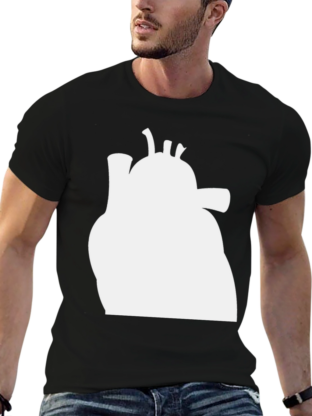 Anatomical Heart Graphic Tee - Stylish & Unique Design