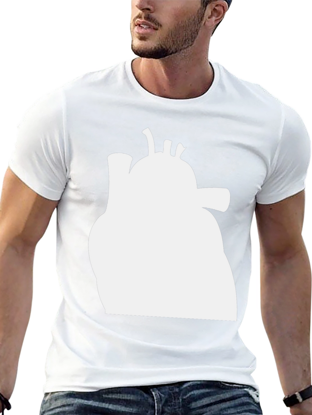 Anatomical Heart Graphic Tee - Stylish & Unique Design