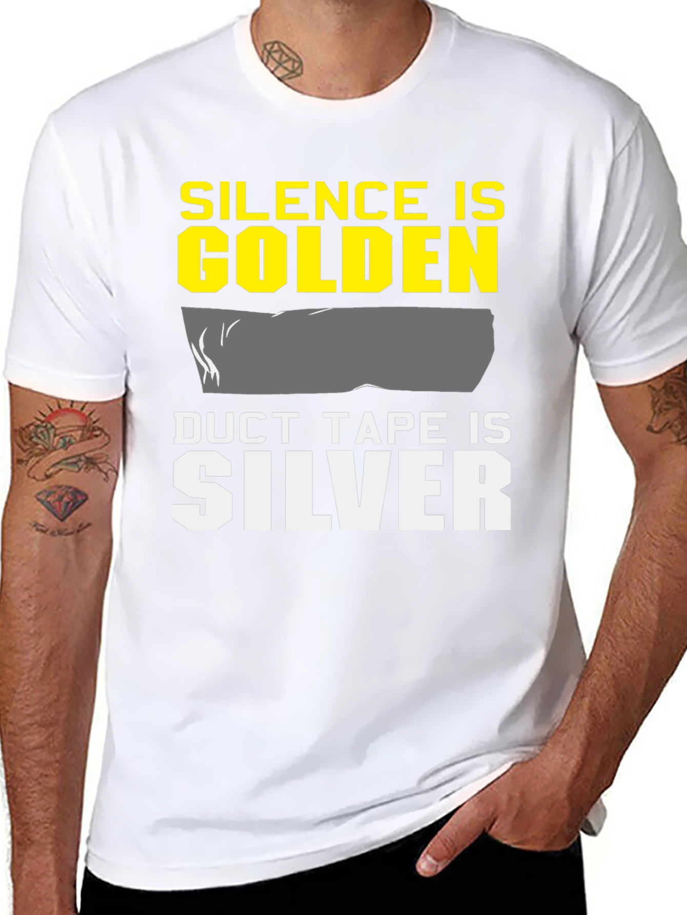 Silence is Golden Duct Tape is Silver T-Shirt